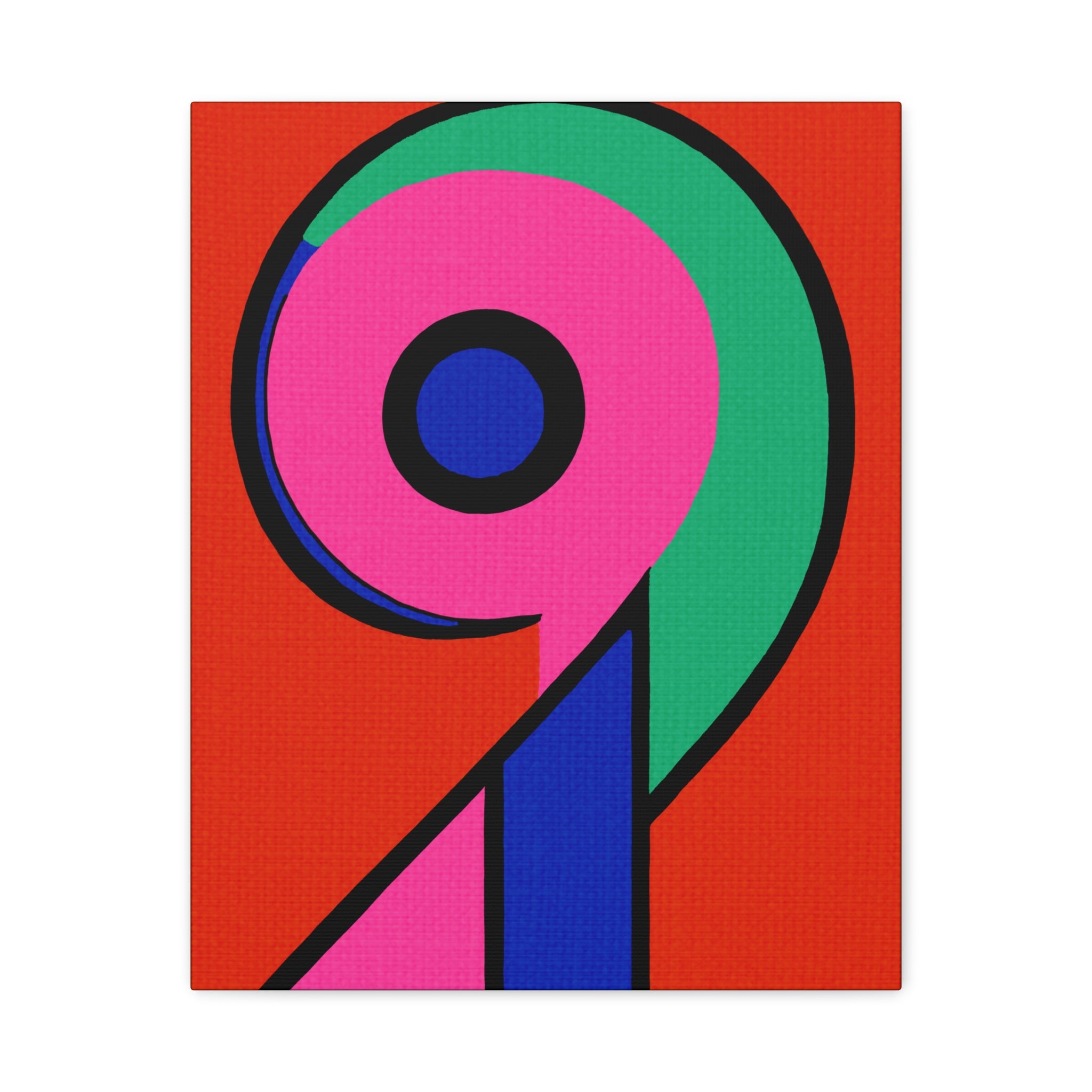 The Number Nine - Matte Canvas, Stretched, 1.25"