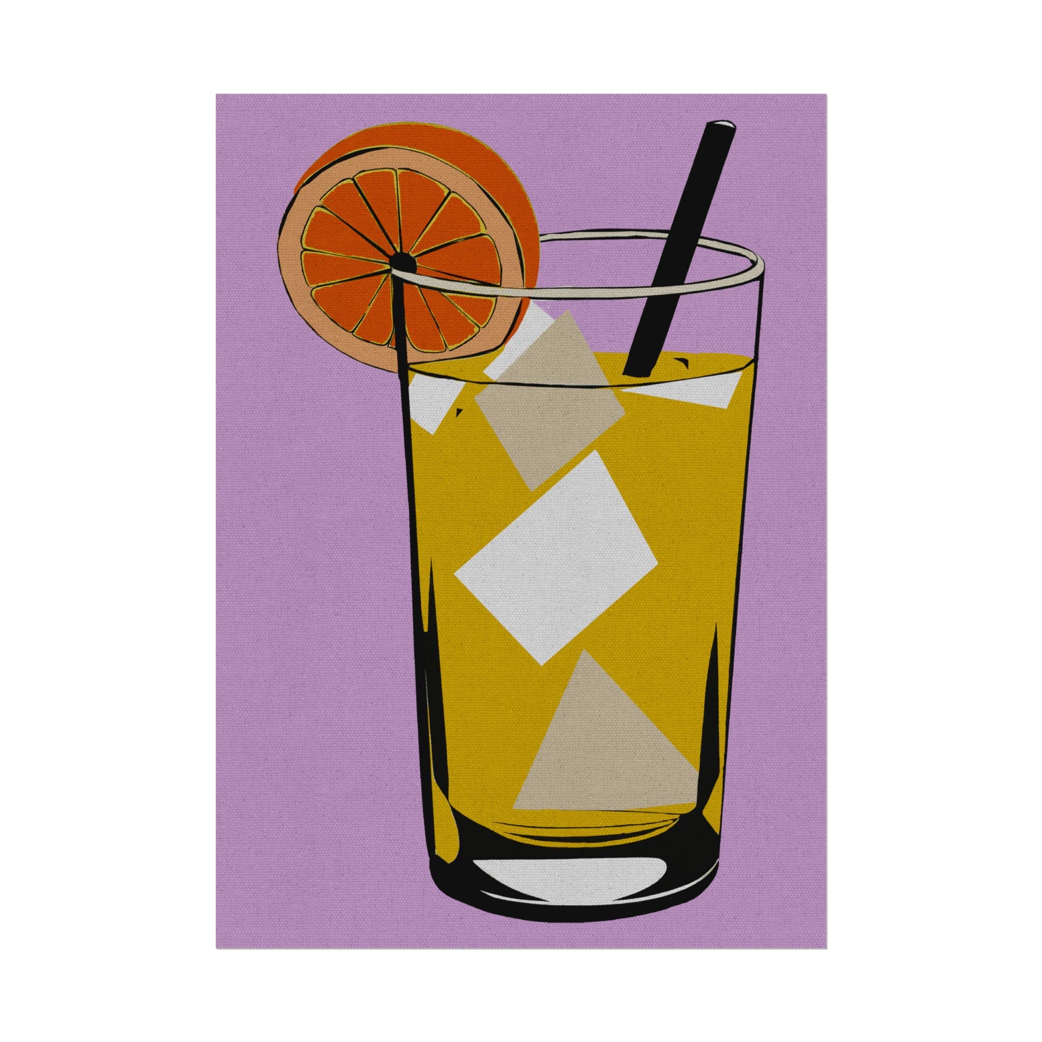 Comfort Food Pop Art Print - Lemonade Rolled Poster Wall Art, Midwest Mod, Comfort Food, Lemonade, Lemons, Refreshment