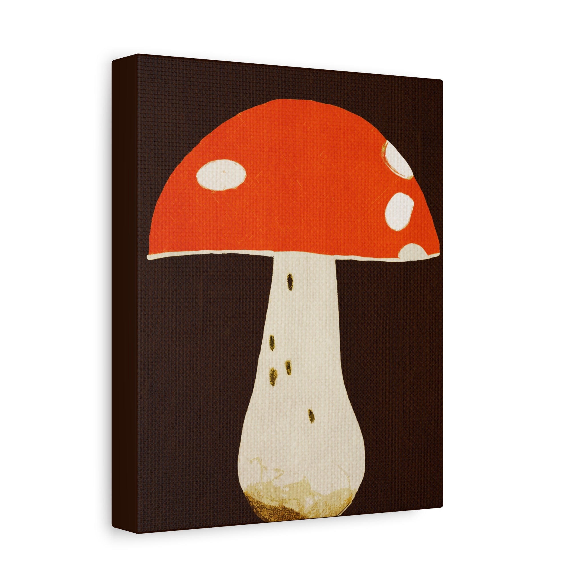 Midwest Modern Mushroom Forage Print - Spring is Coming - Matte Canvas, Stretched, 1.25"