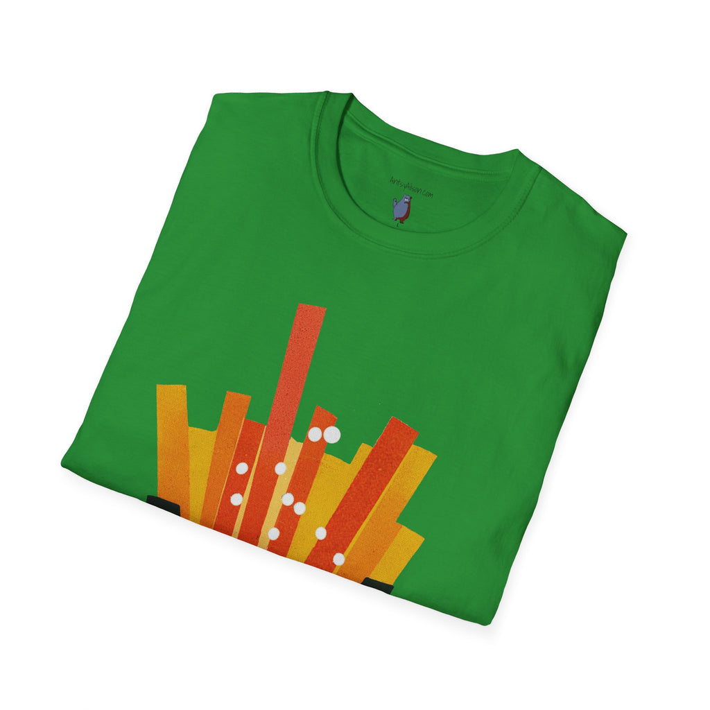 French Fry Fries Graphic Art Tee - 100% Cotton T-Shirt