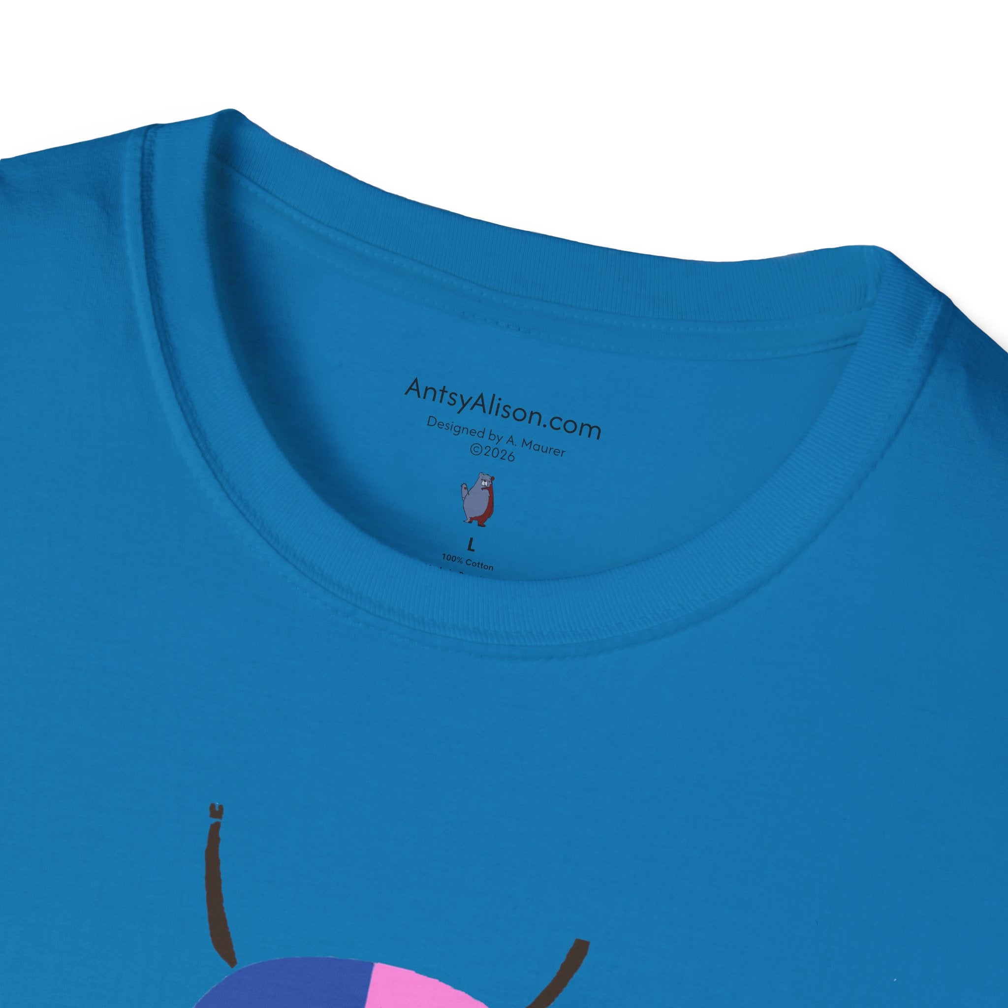 Midwest Modern Graphic Abstract Insect Beetle - Unisex Softstyle T-Shirt