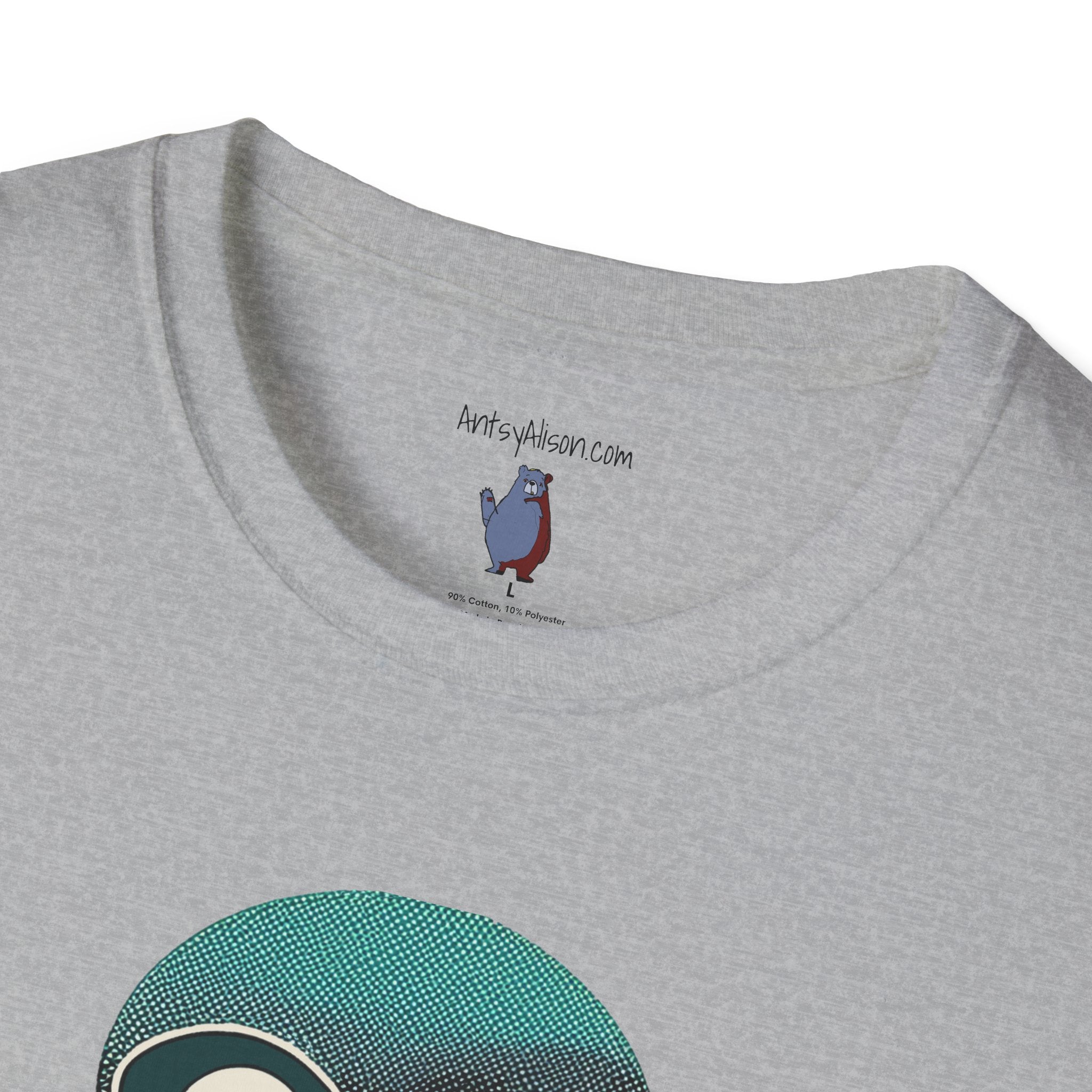 Midwest Modern UAP UFO Alien Number Two Graphic Art Tee - 100% Cotton T-Shirt