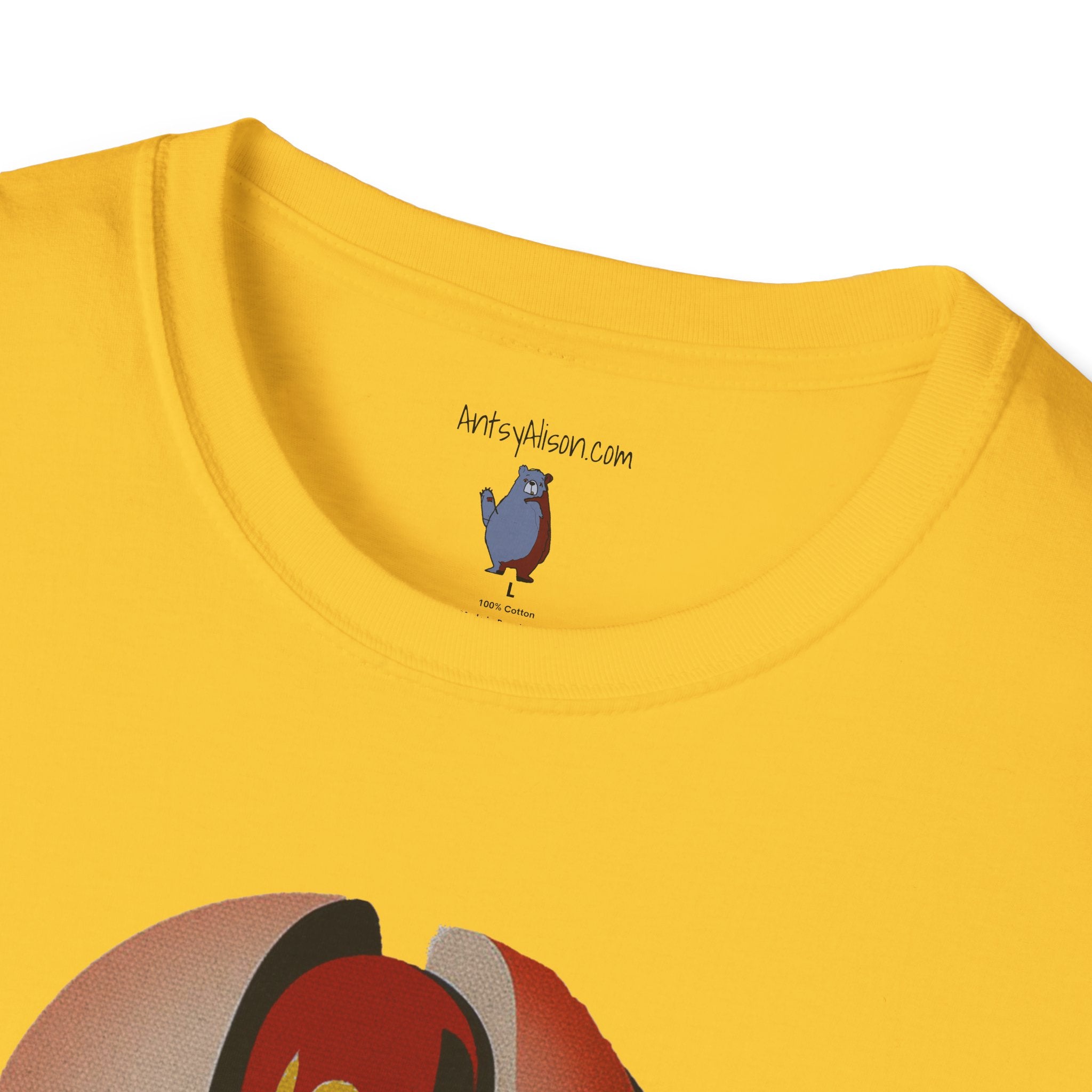 Hot Dog Graphic Art Tee - 100% Cotton T-Shirt