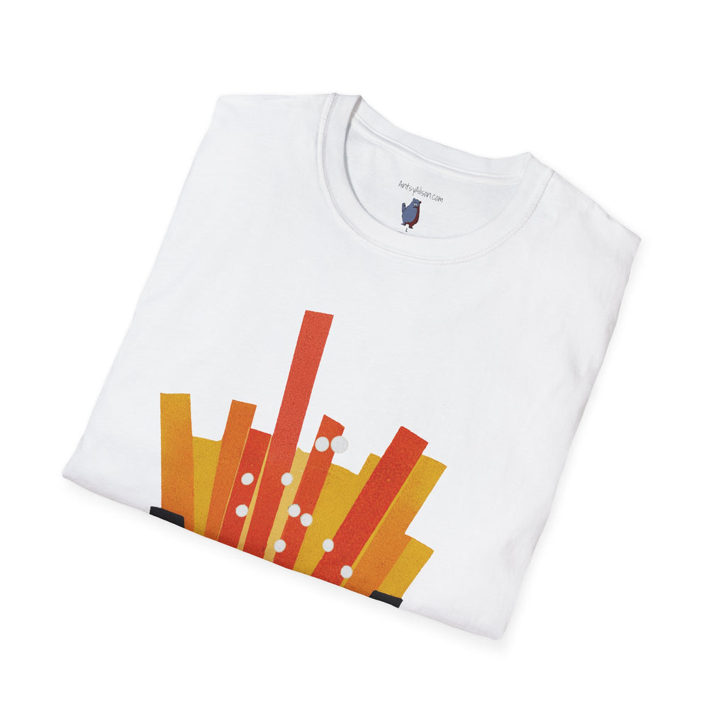 French Fry Fries Graphic Art Tee - 100% Cotton T-Shirt