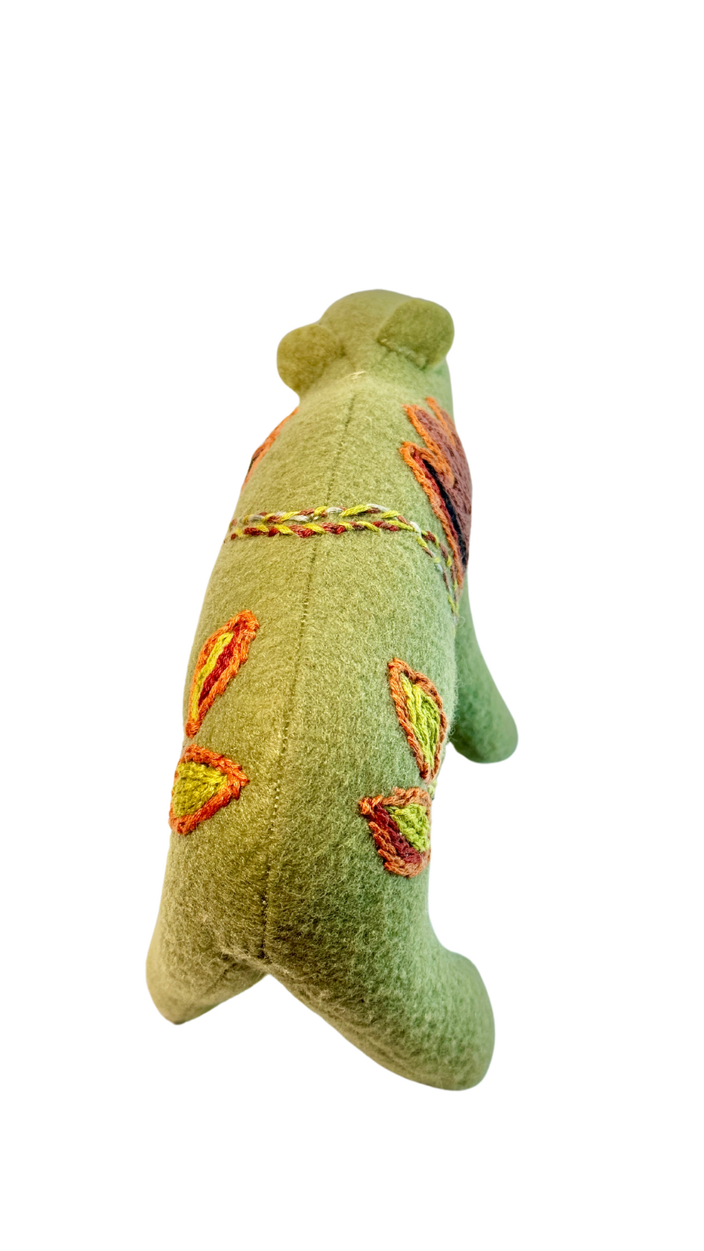 One of a Kind  Bear Soft Textile Art Plush Home Decor