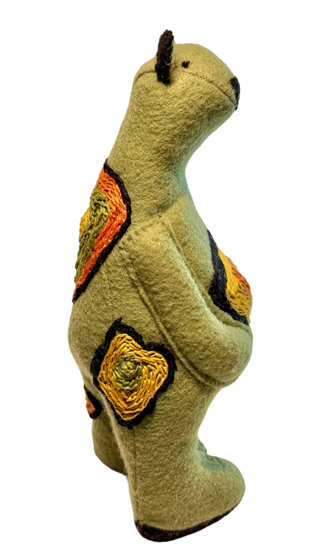 One of a Kind Summertime Ready Plush Art Standing Bear