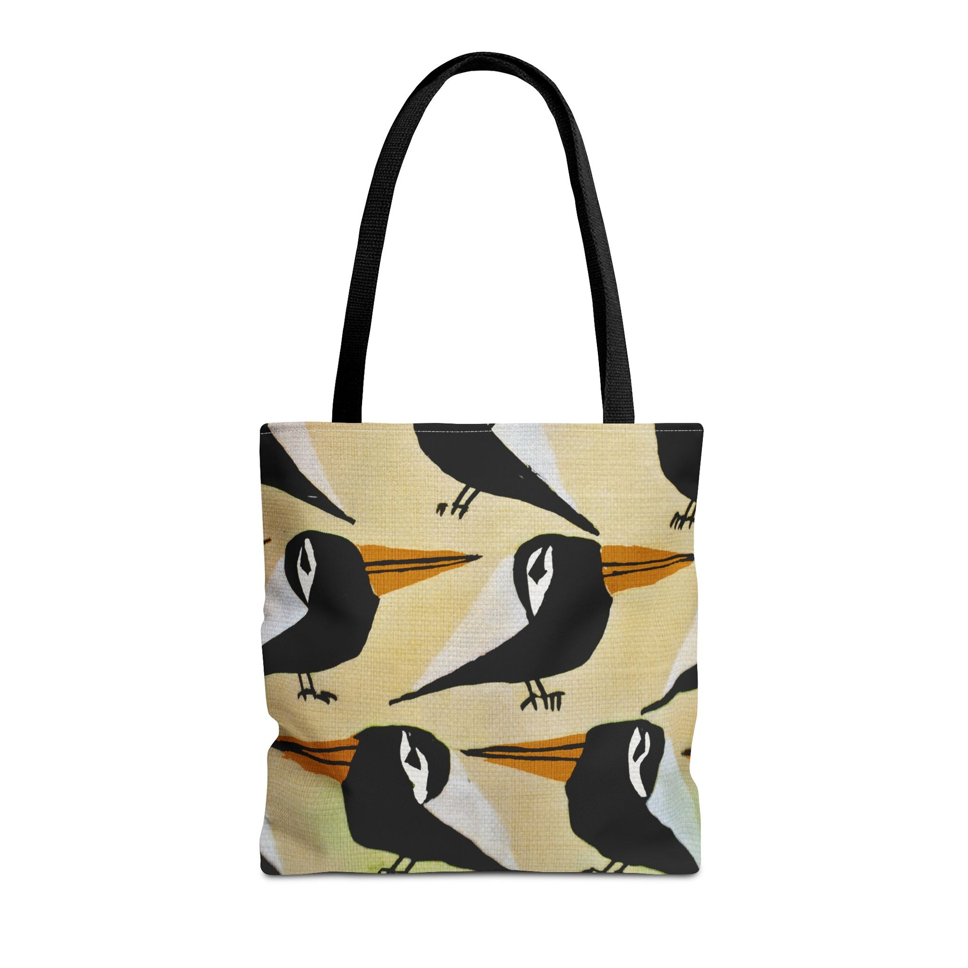 Whimsical Bird Pattern Tote Bag, Eco-Friendly Shopping Bag, Beach Tote, Gift for Nature Lovers, Summer Accessory, Lightweight Carryall