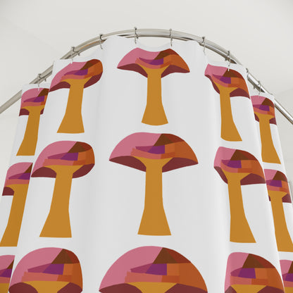 For the Love of Mushrooms Shower Curtain