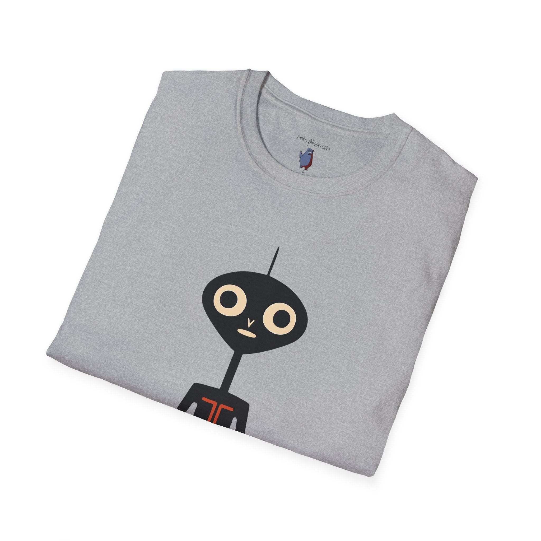 Midwest Modern UAP Alien Number One Graphic Art Tee - 100% Cotton T-Shirt
