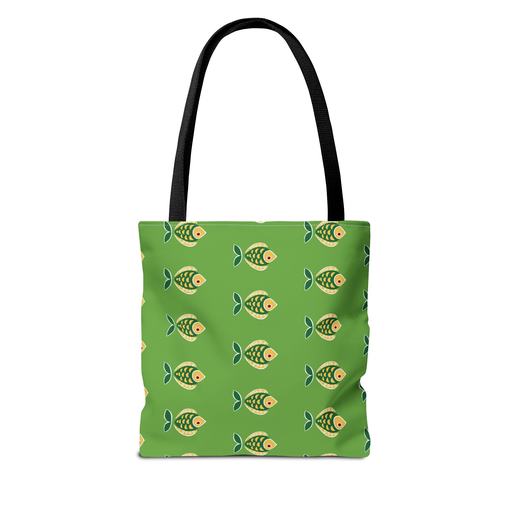 Midwest Mod Green Fish Tote Bag, Eco-Friendly Shopping Bag, Beach Tote, Gift for Nature Lovers, Summer Accessory, Lightweight Carryall