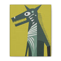 Full Moon Fear Werewolf Art Print  - Matte Canvas, Stretched, 1.25"