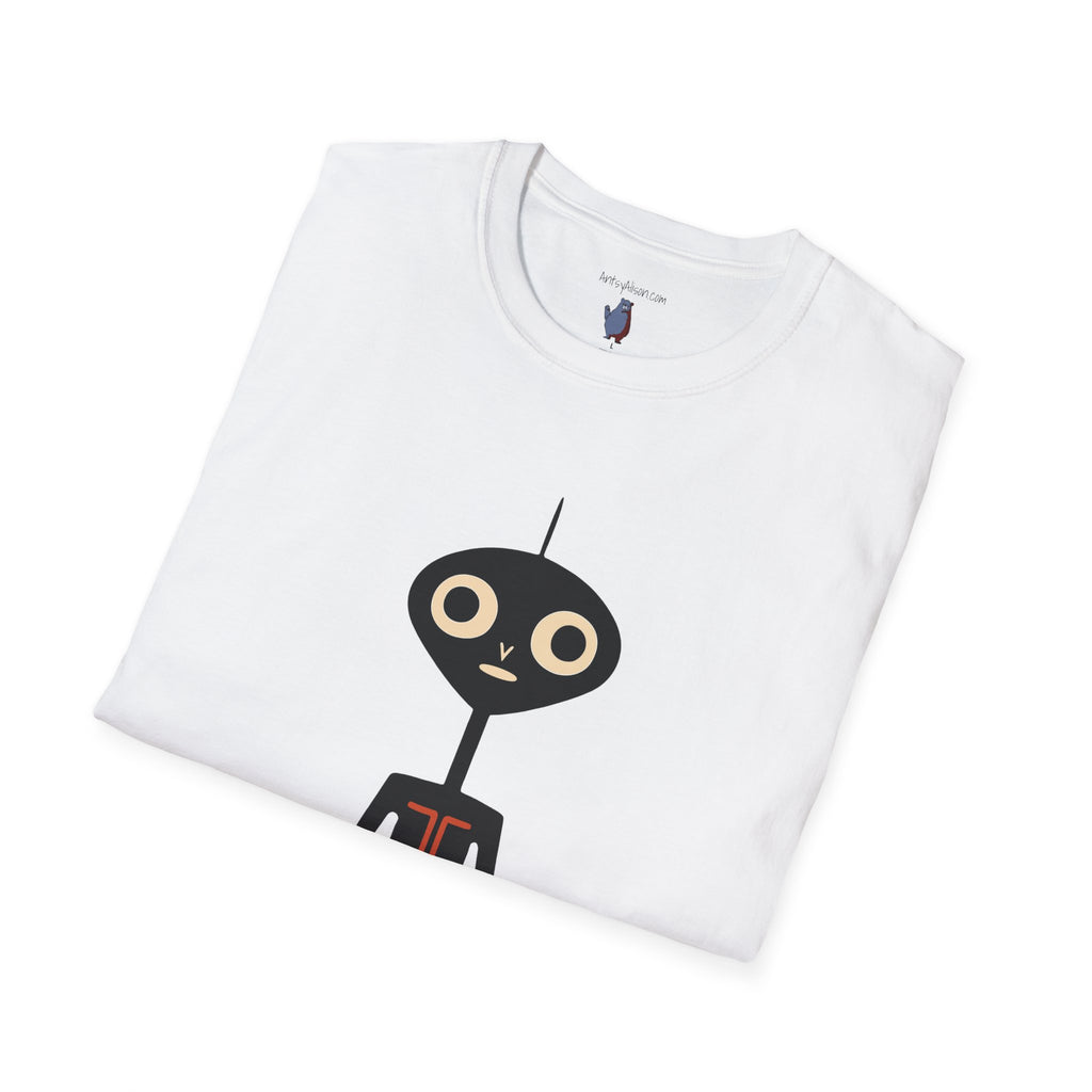 Midwest Modern UAP Alien Number One Graphic Art Tee - 100% Cotton T-Shirt