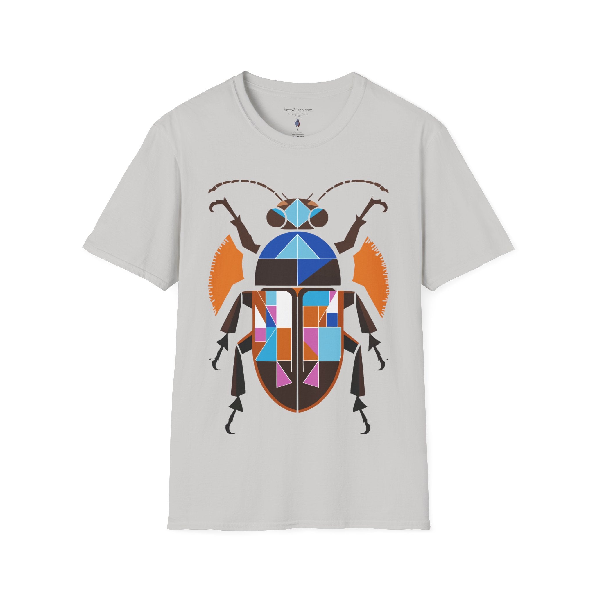 Midwest Modern Deco Beetle - Unisex Softstyle T-Shirt