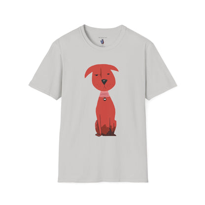 Scrappy Little Dog Graphic Art Tee - 100% Cotton T-Shirt