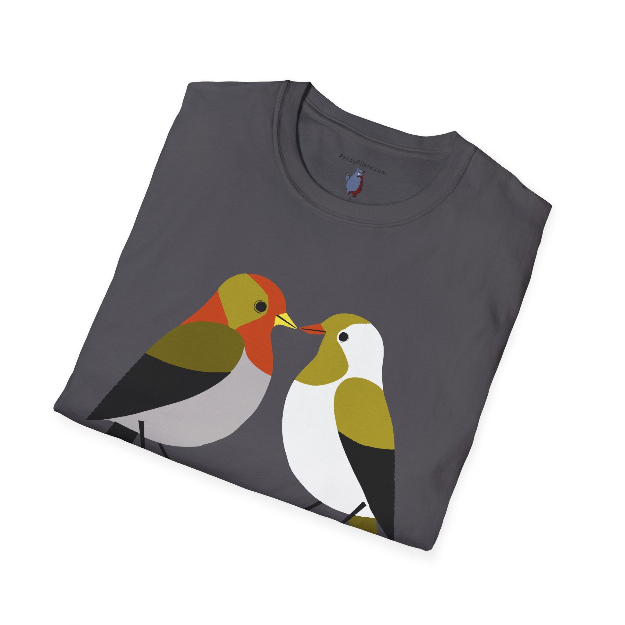 Modern Lovebirds - Unisex Softstyle T-Shirt 100% Cotton