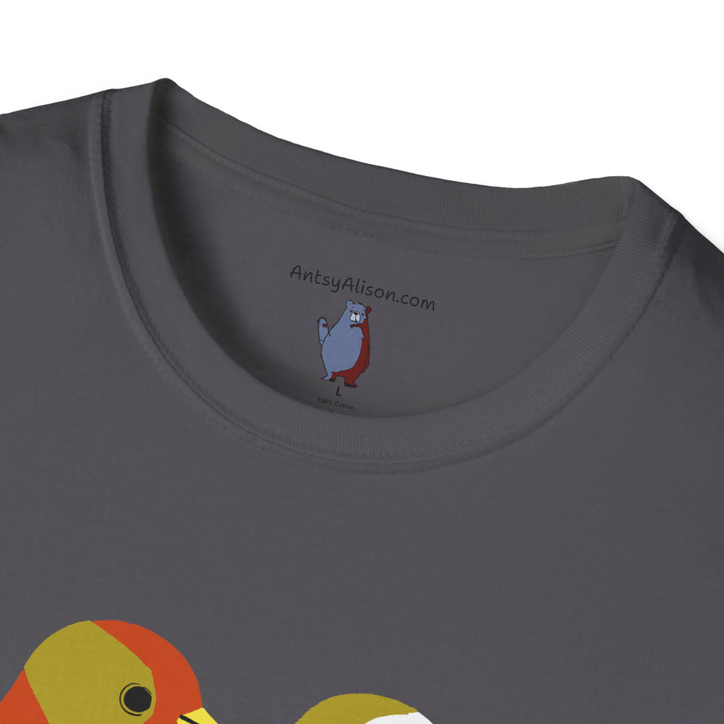 Modern Lovebirds - Unisex Softstyle T-Shirt 100% Cotton