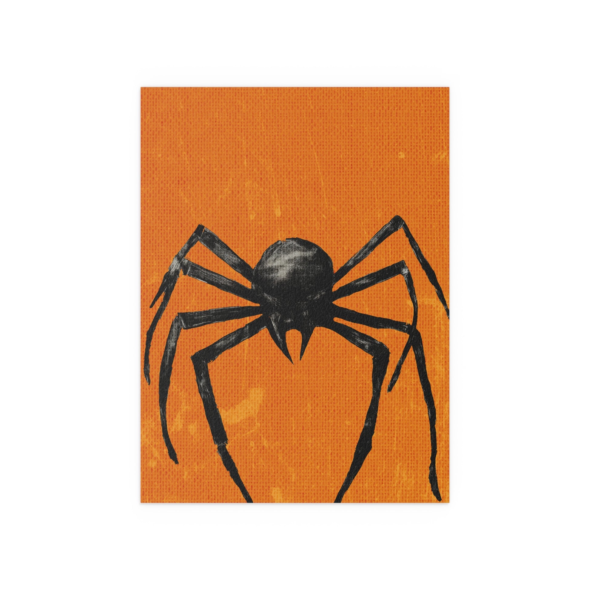 Midwest Mod Classic Spider Seasonal Silk Poster, Indoor and Outdoor Decor, Seasonal Decor, Halloween, Spiders, Arachnids