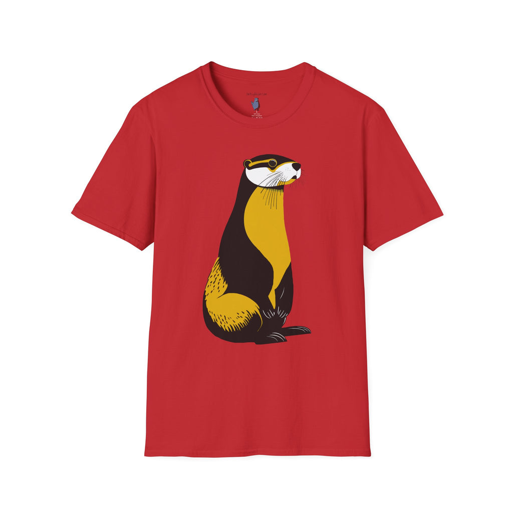 Looking for a Lazy River Graphic Art River Otter Tee - 100% Cotton T-Shirt