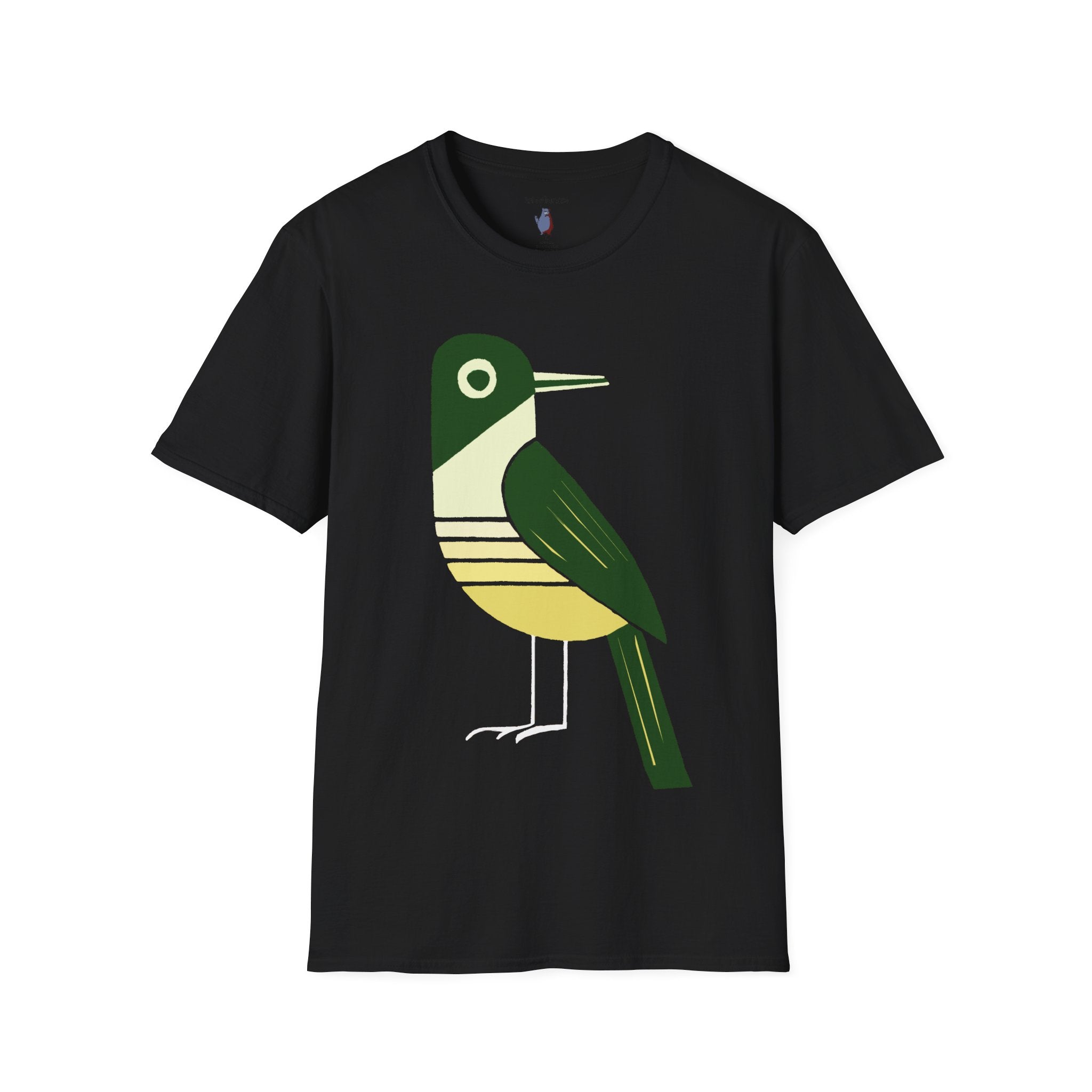 Mr. GreenJeans Bird Graphic Art Tee - 100% Cotton T-Shirt