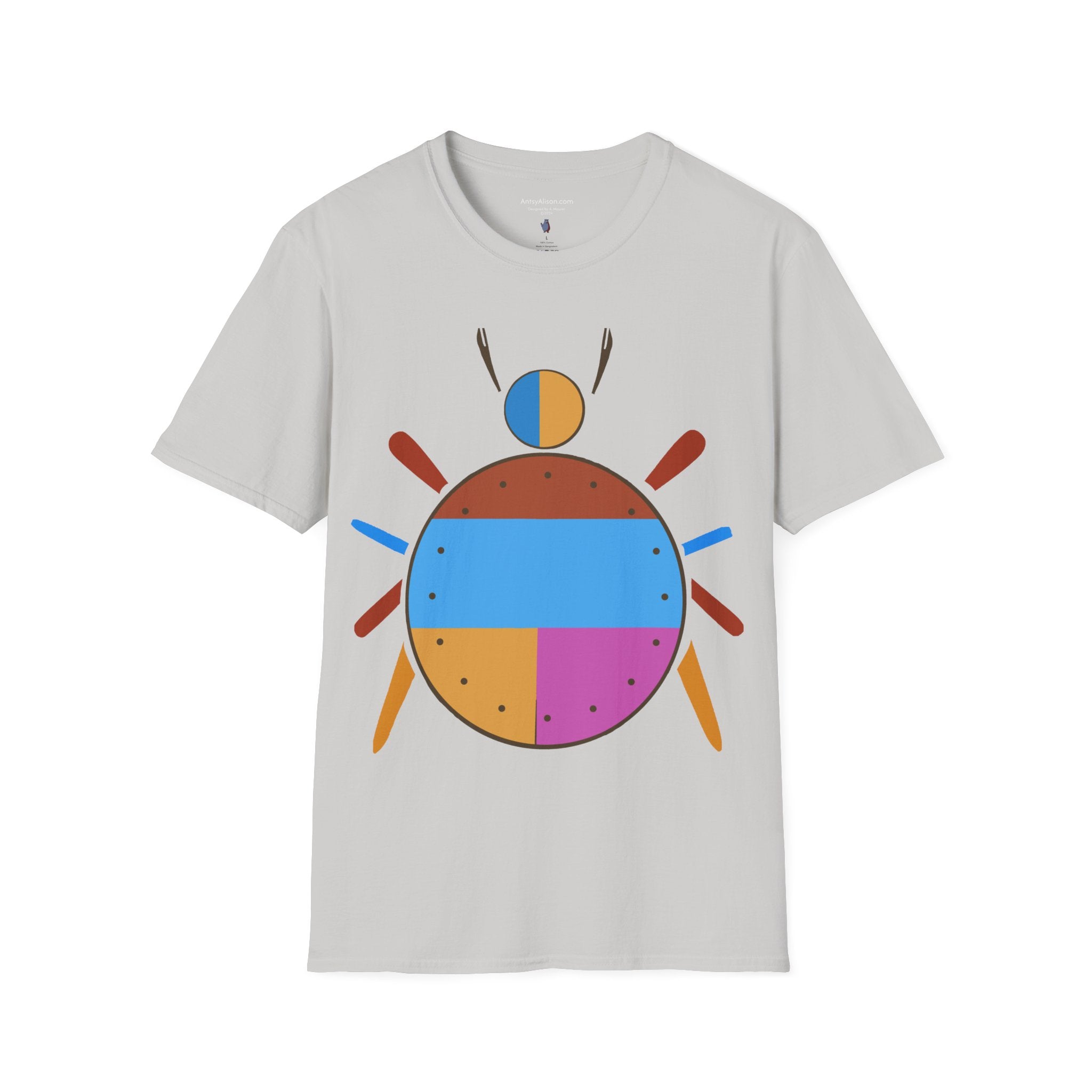 Modern Spider Insect - Unisex Softstyle T-Shirt