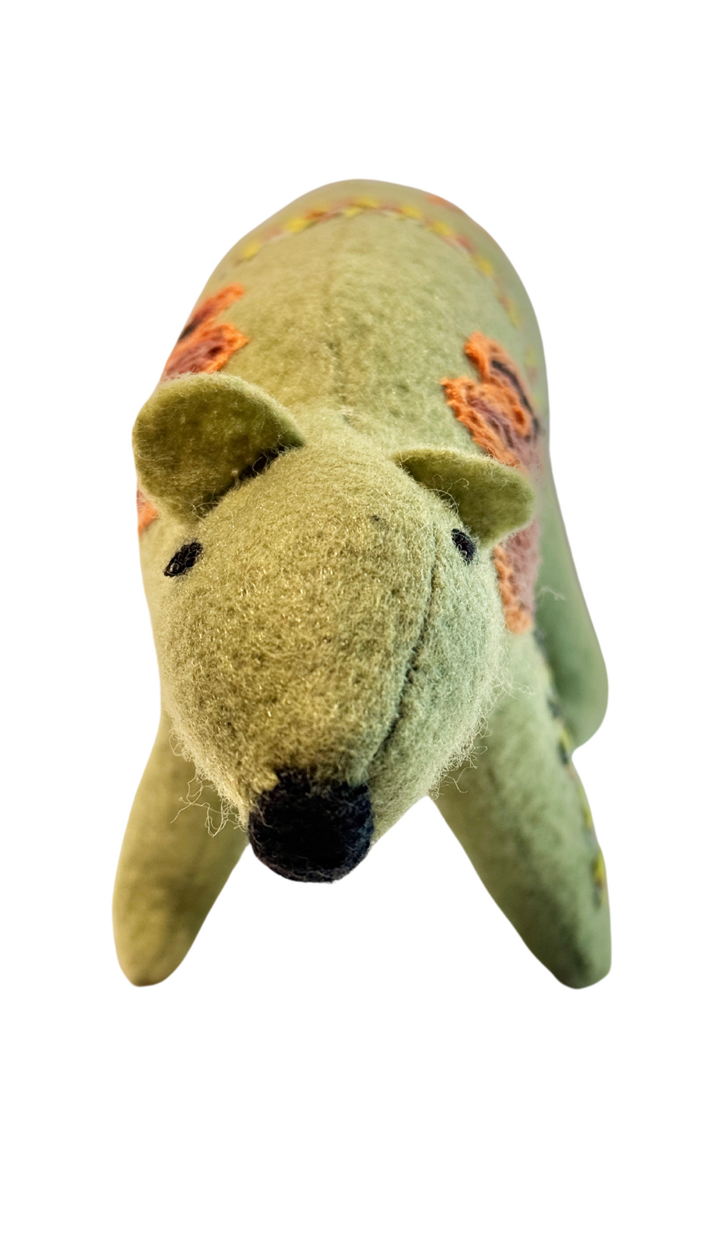 One of a Kind  Bear Soft Textile Art Plush Home Decor
