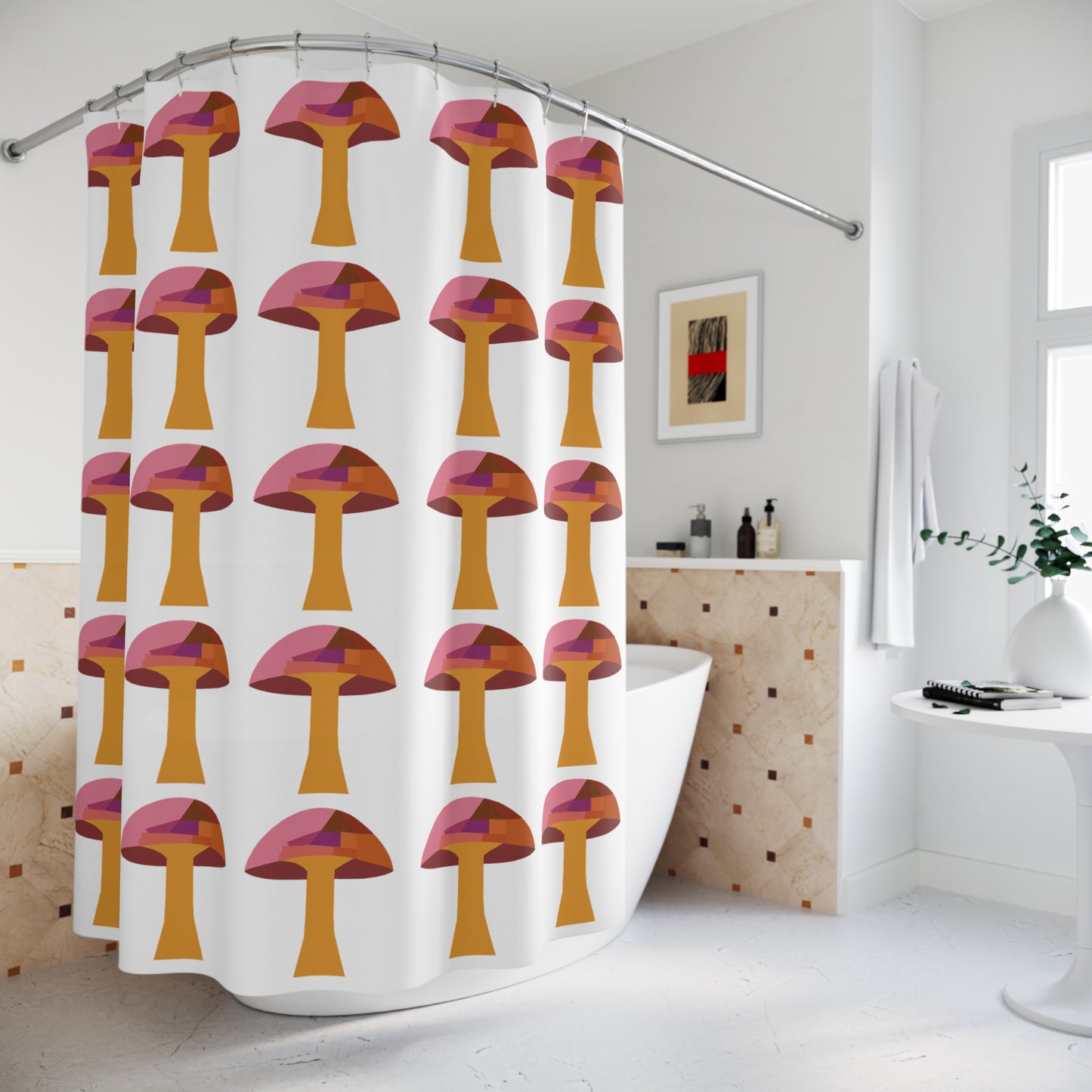 For the Love of Mushrooms Shower Curtain