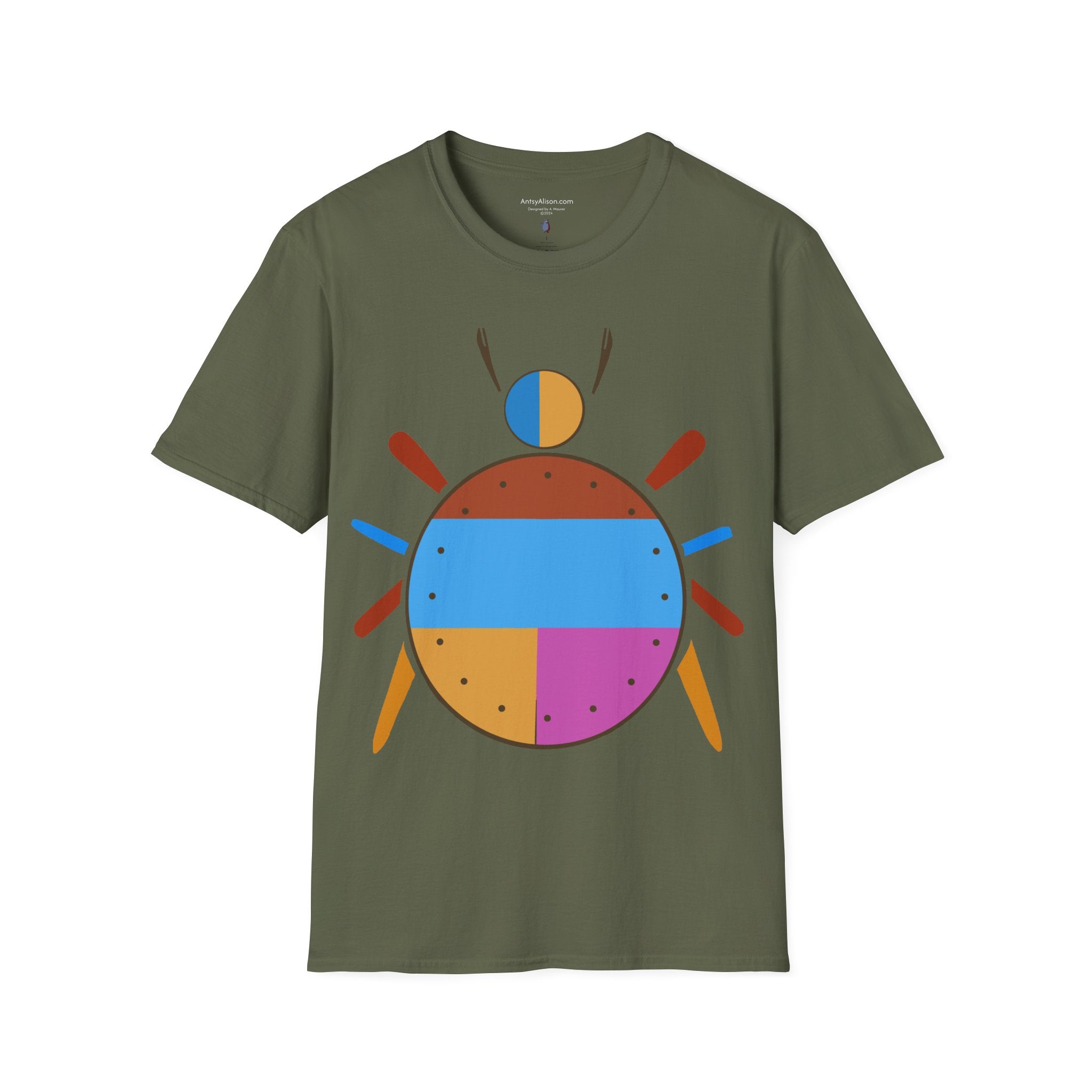 Modern Spider Insect - Unisex Softstyle T-Shirt