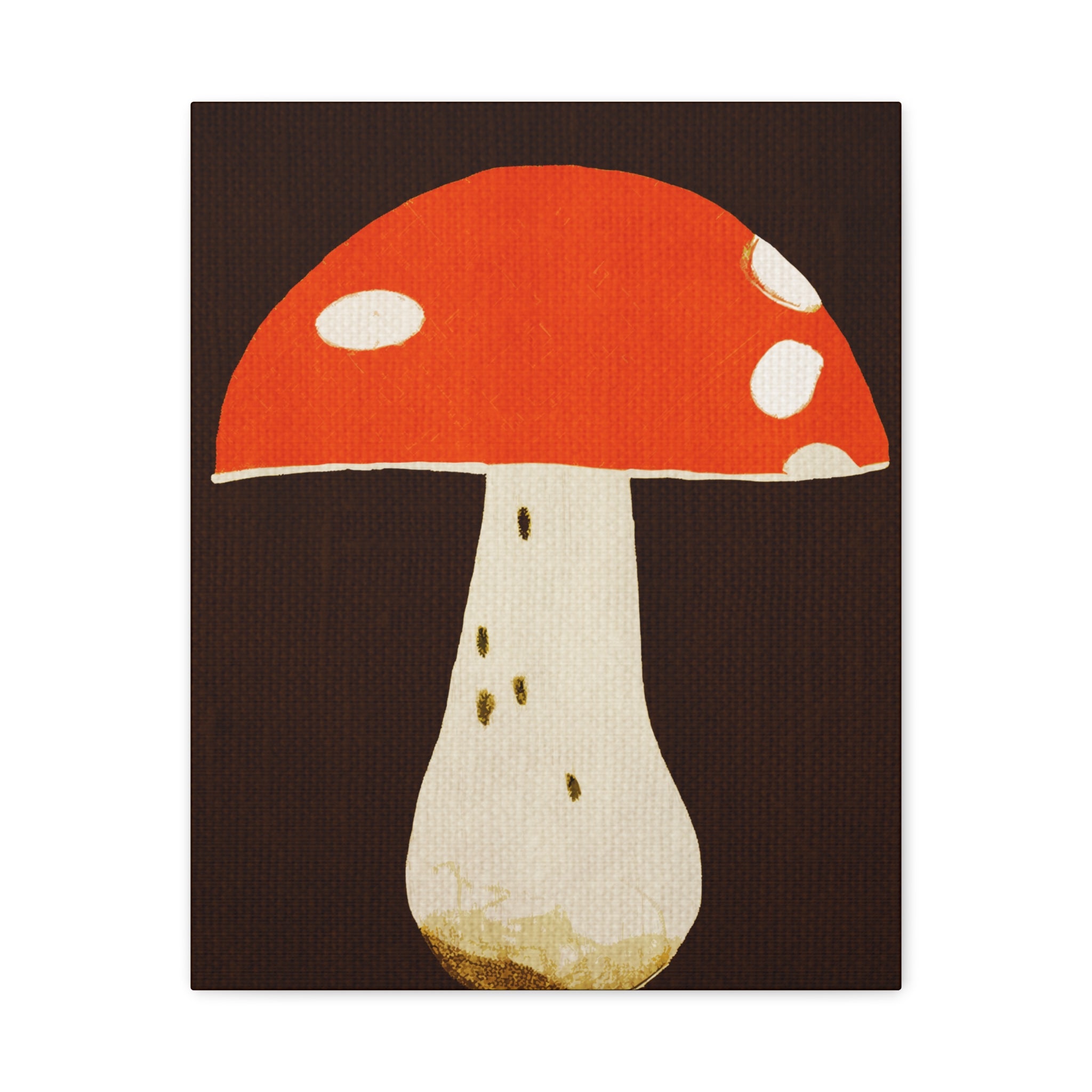 Midwest Modern Mushroom Forage Print - Spring is Coming - Matte Canvas, Stretched, 1.25"