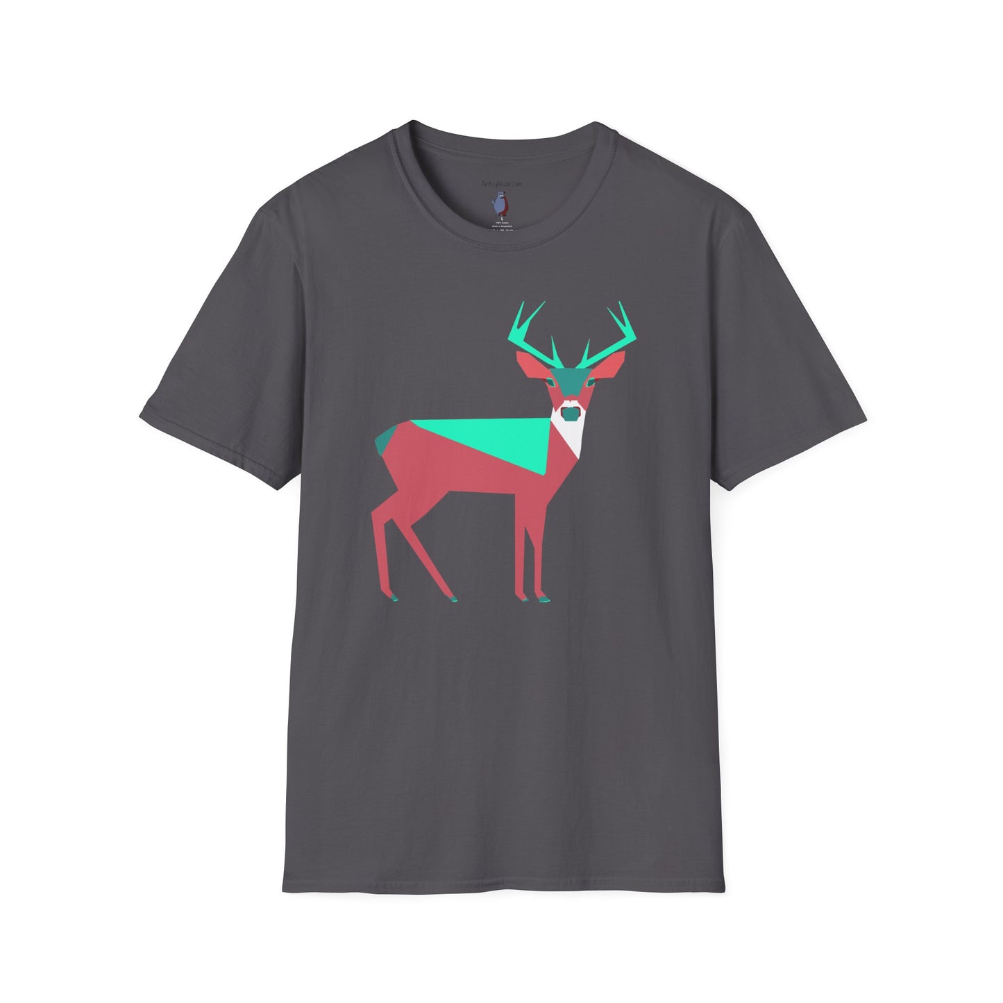 Buck Up Buttercup Graphic Art Deer Tee - 100% Cotton T-Shirt