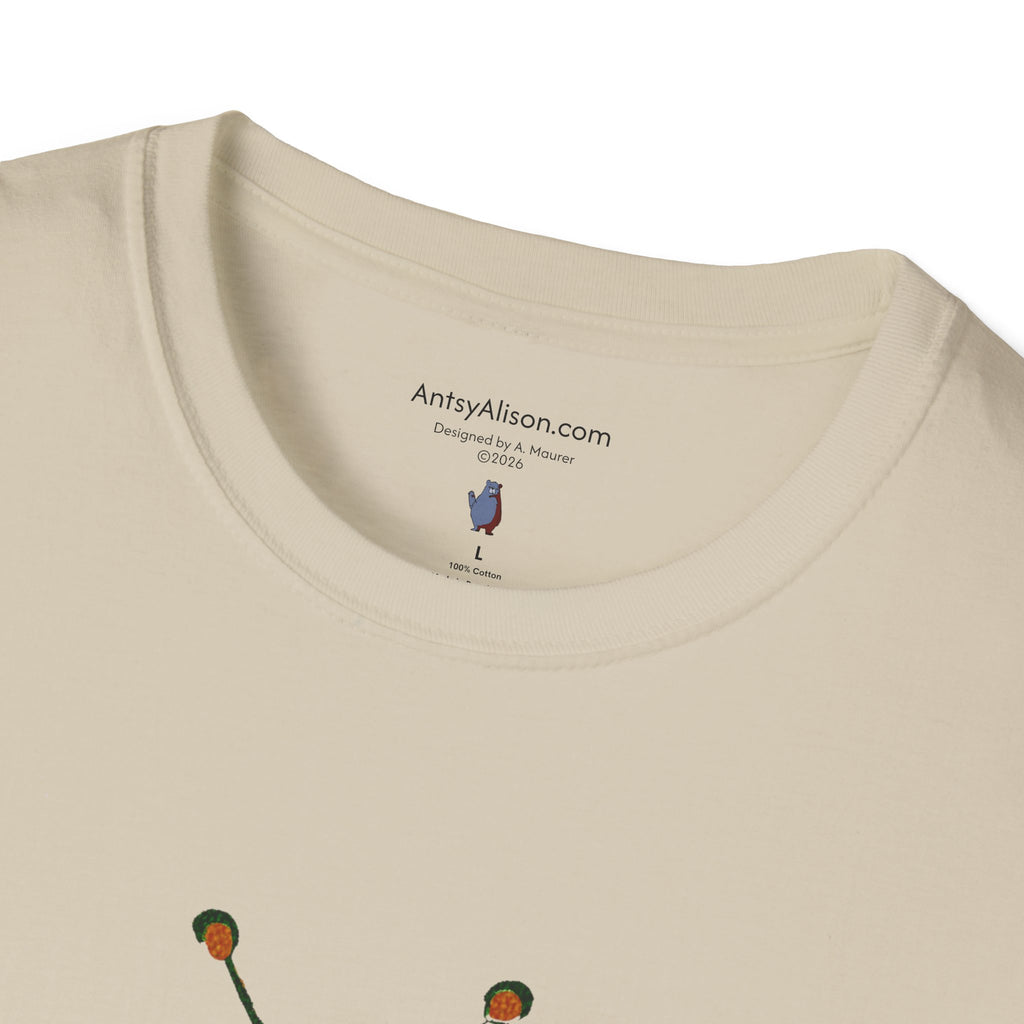 Midwest Modern Green Beetle - Unisex Softstyle T-Shirt