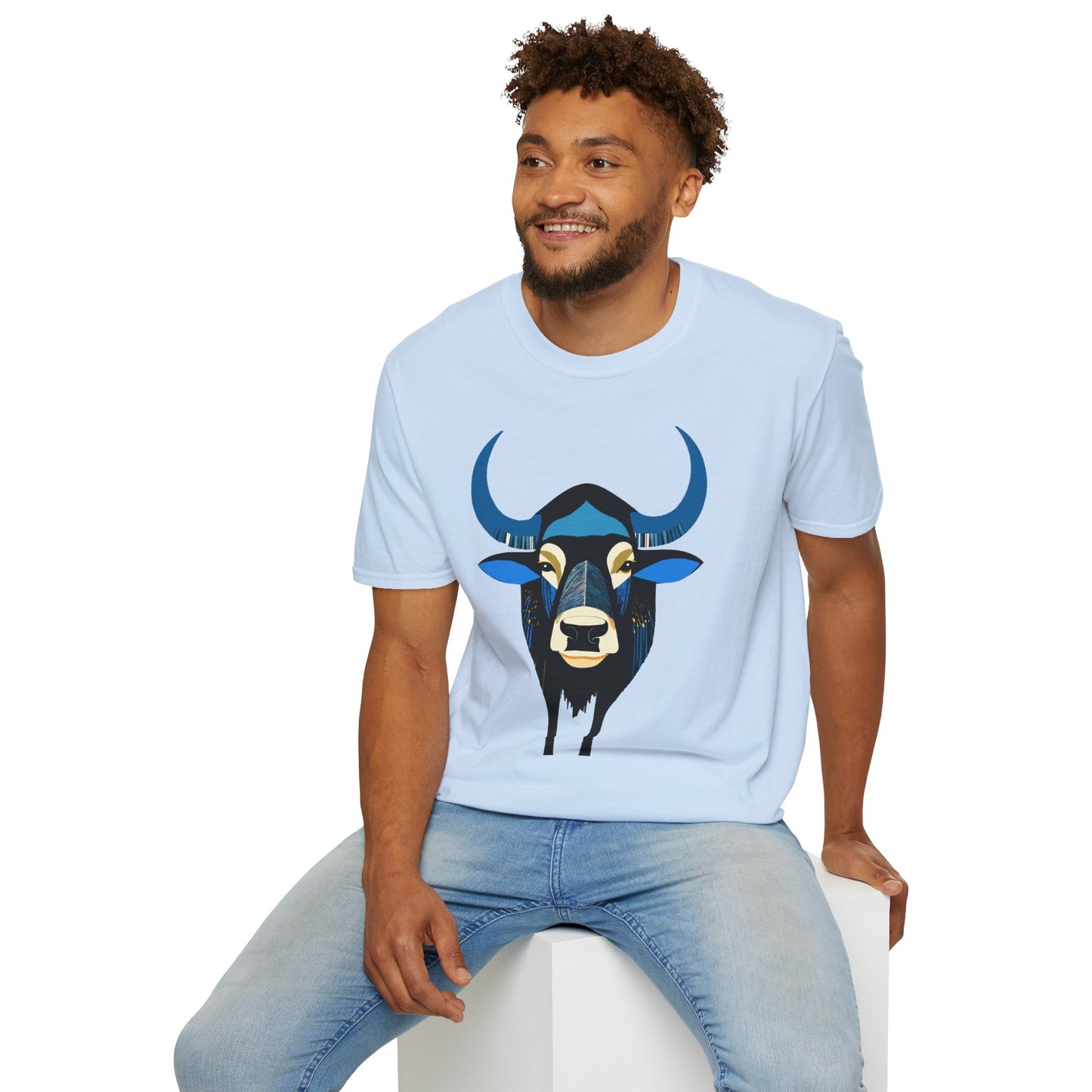 Modern Bison Buffalo - 100% Cotton T-Shirt