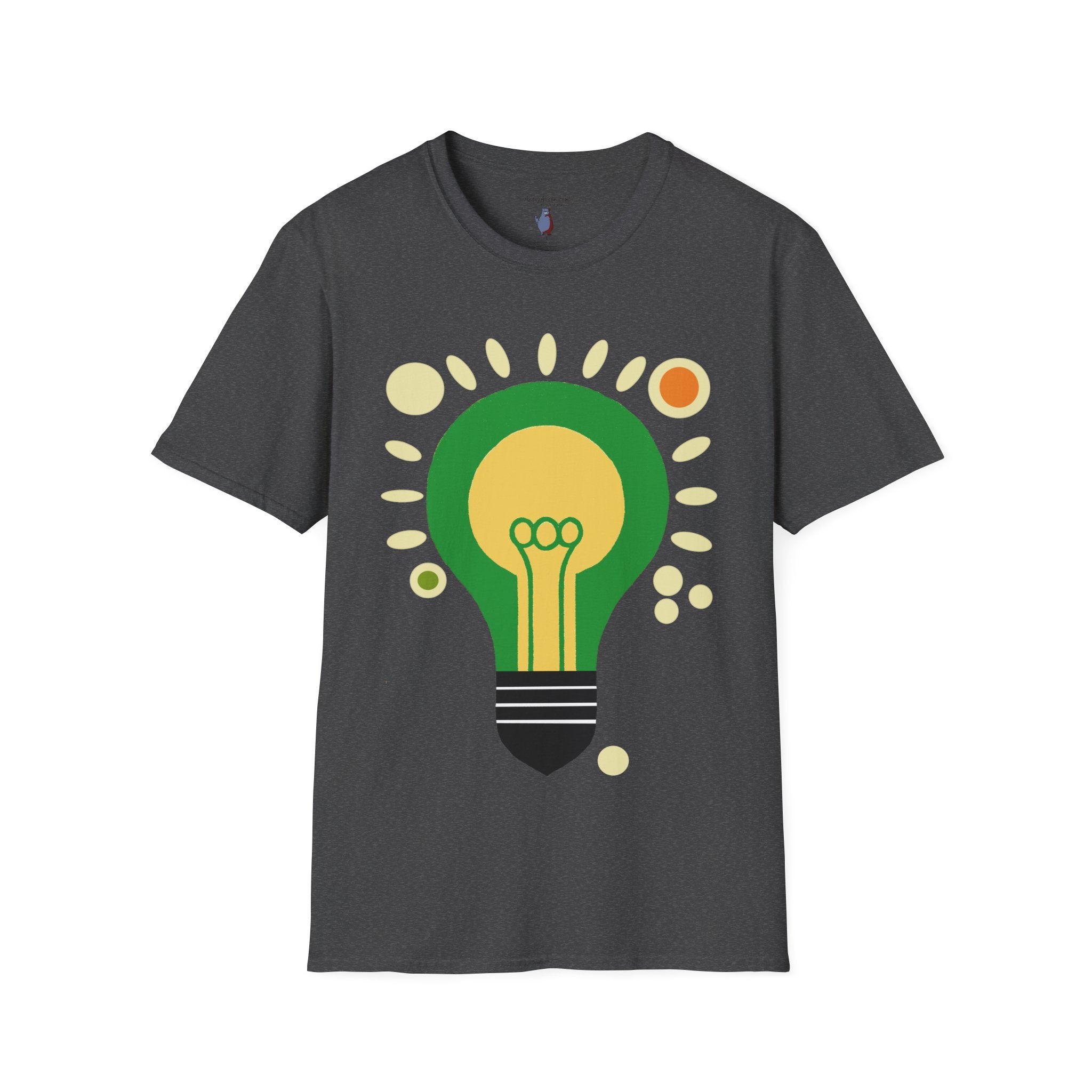 Midwest Modern Pop Icon Light Bulb - 100% Cotton Graphic Tee - light bulb, bright idea
