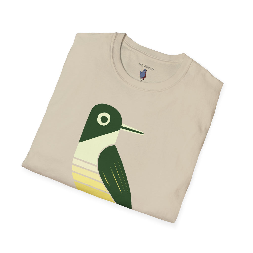 Mr. GreenJeans Bird Graphic Art Tee - 100% Cotton T-Shirt