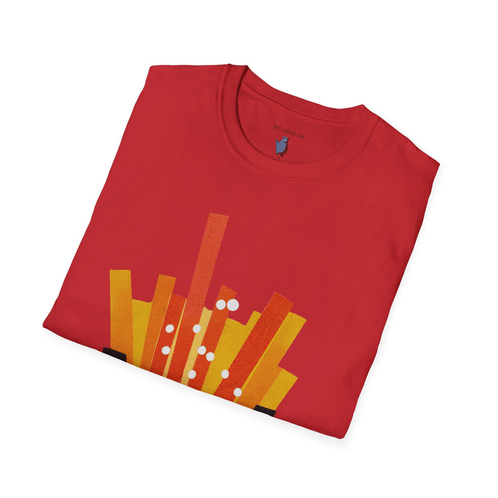 French Fry Fries Graphic Art Tee - 100% Cotton T-Shirt