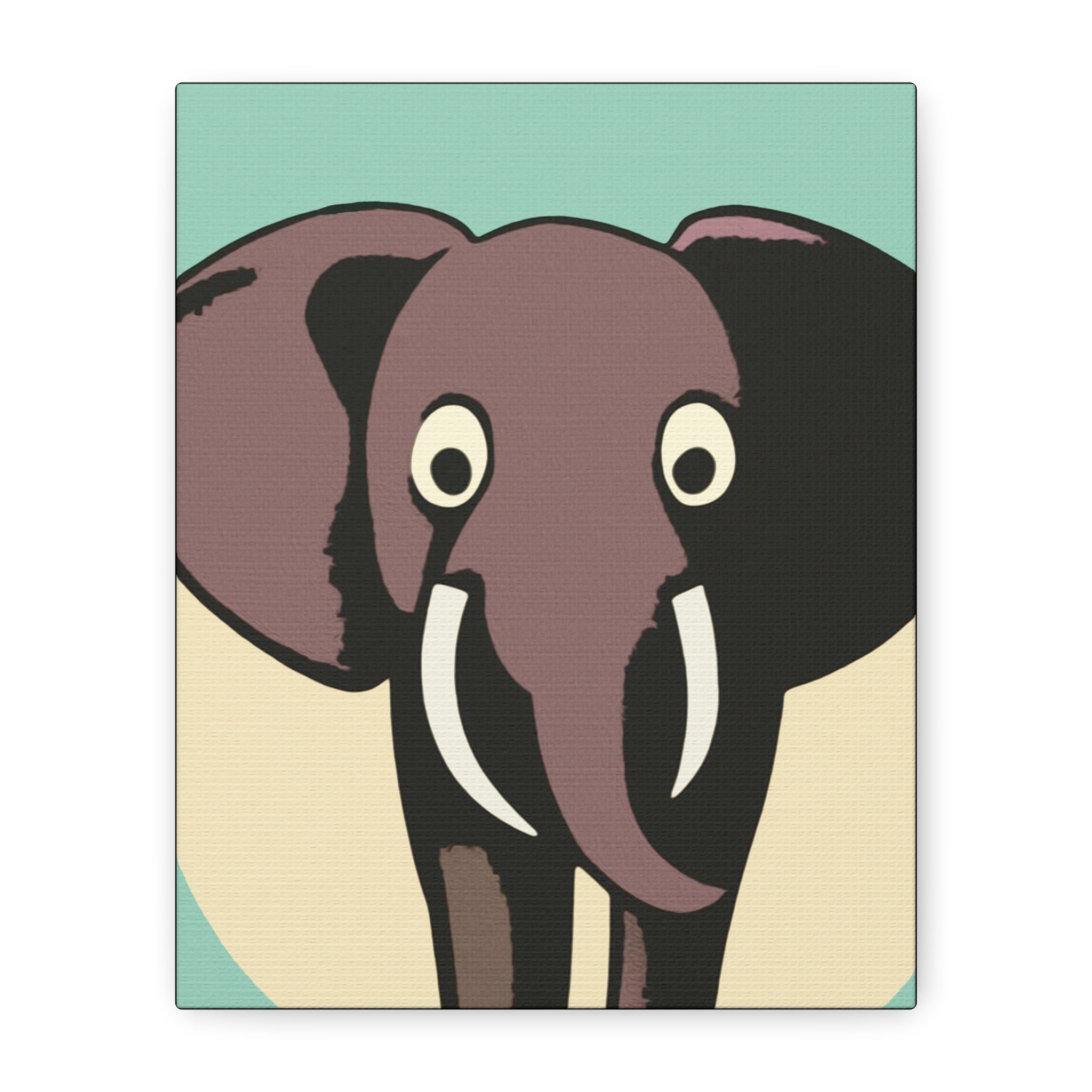 Midwest Modern The OG Elephant Graphic Art Print - Matte Canvas, Stretched, 1.25" - wall art, home decor, elephant, OG, kids decor