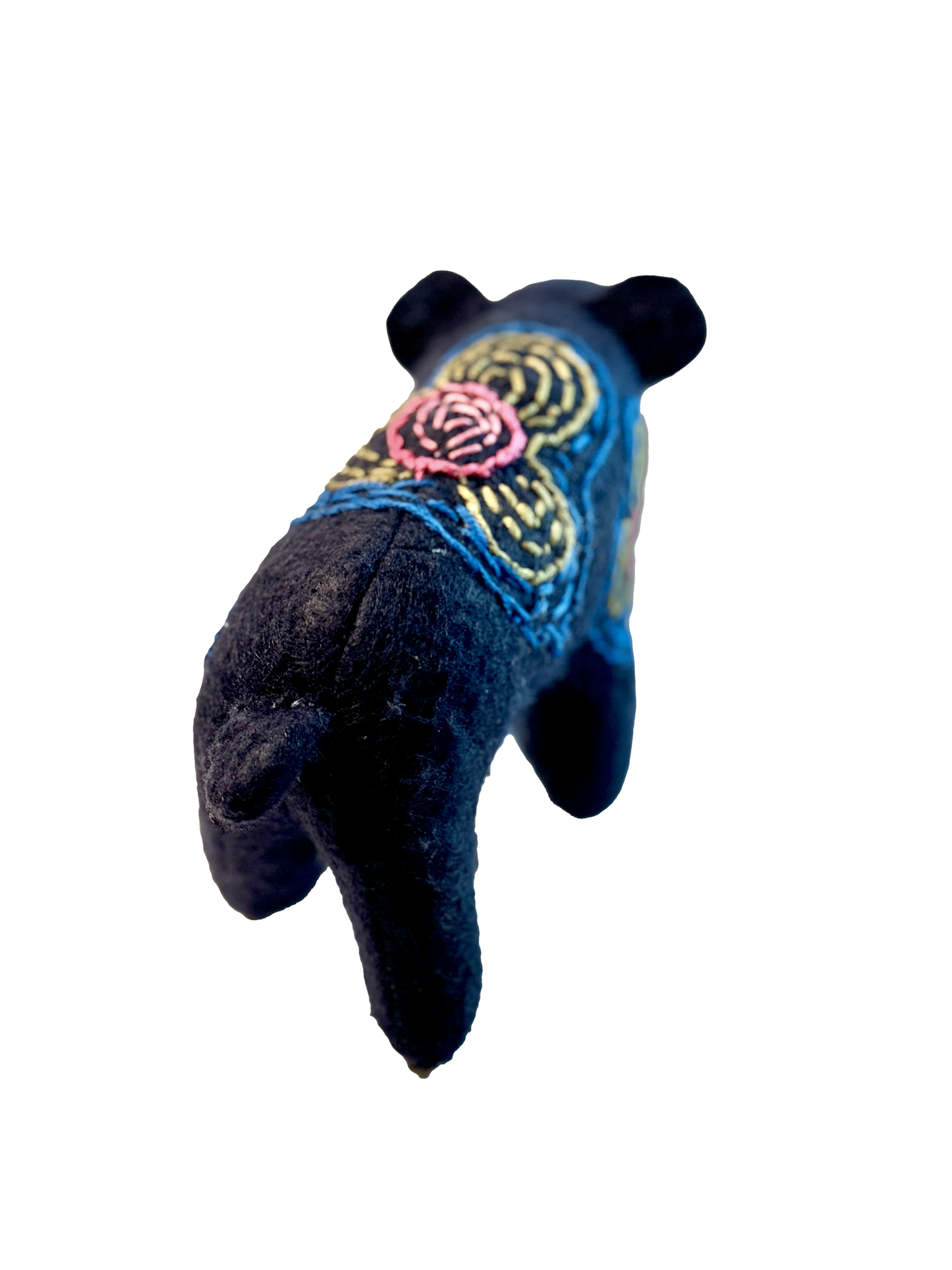 One of a Kind Bear Soft Art Textile Plush Home Decor