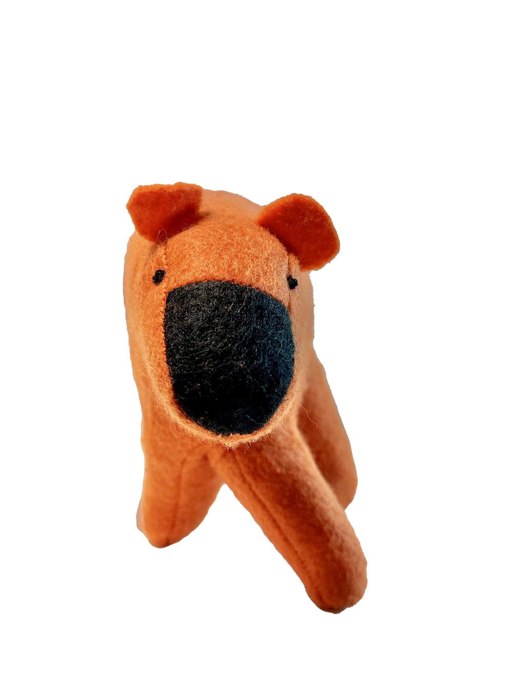 One of a Kind Bear Soft Art Textile Plush Decor