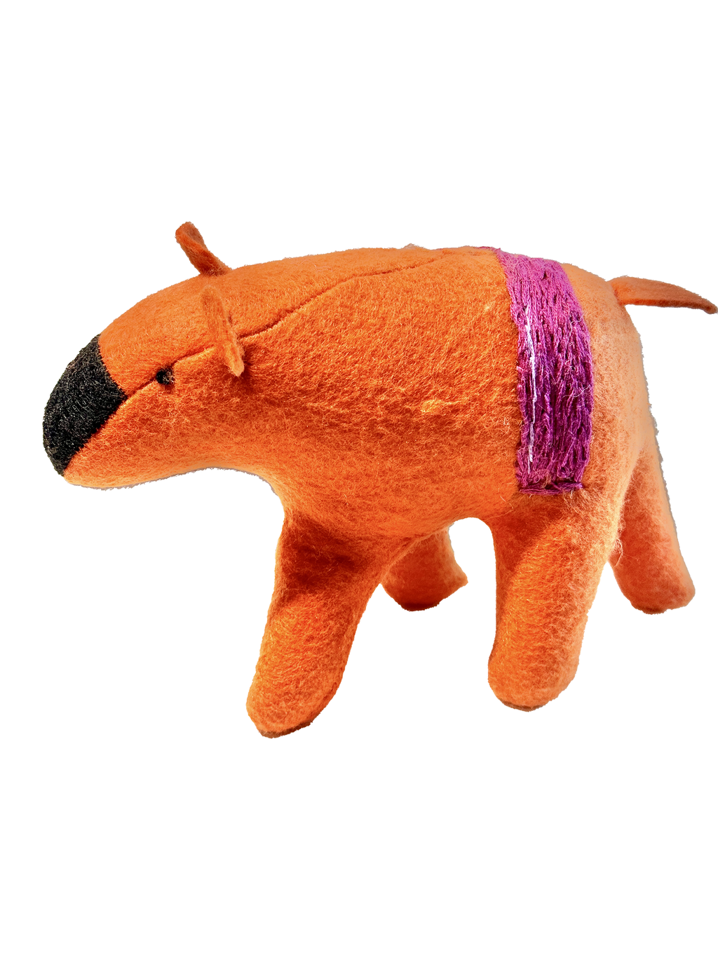 One of a Kind Bear Soft Art Textile Plush Decor