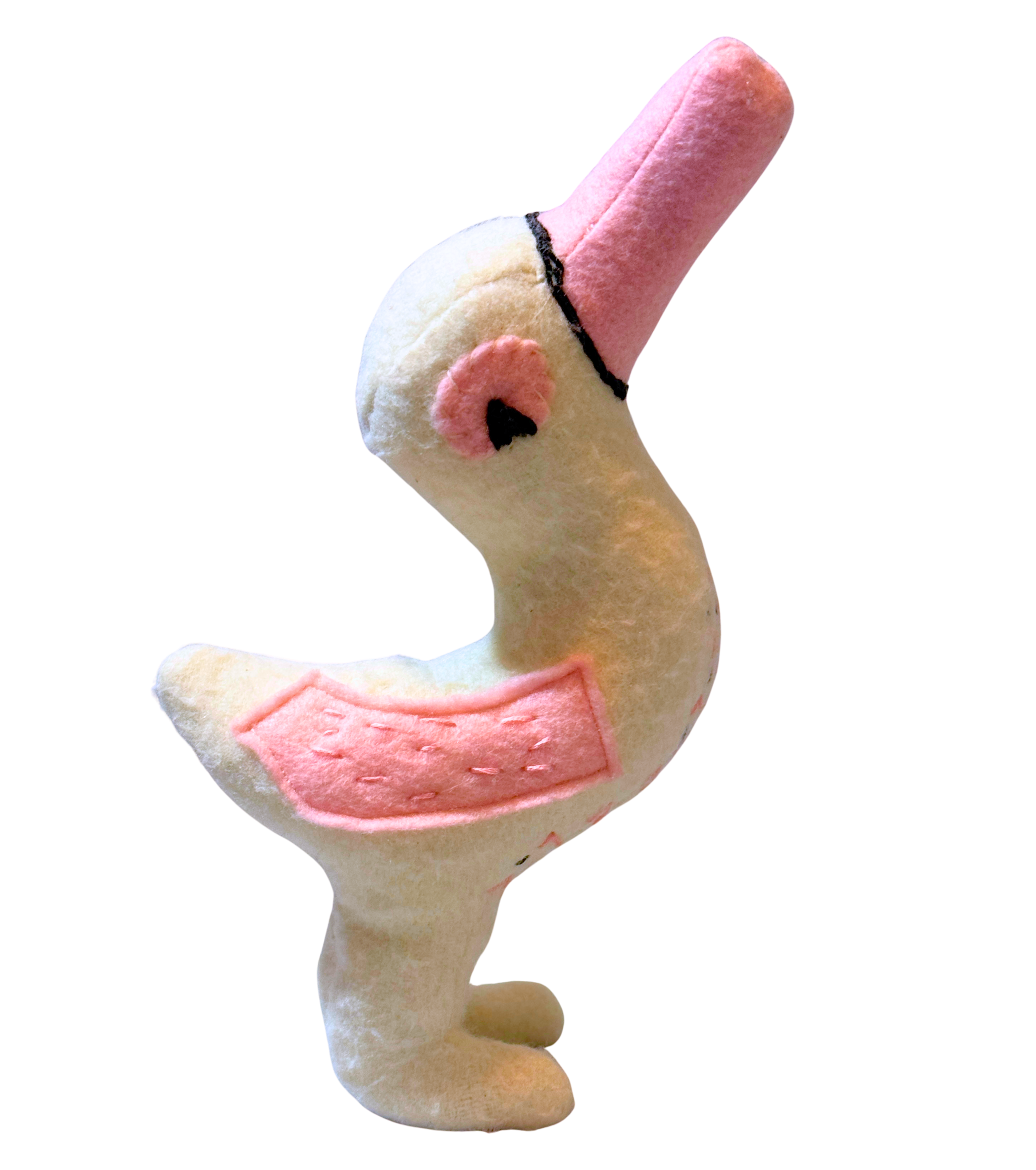 Polly The Proud Duck - Soft Art Sculpture - One of a Kind - Woodland Collection