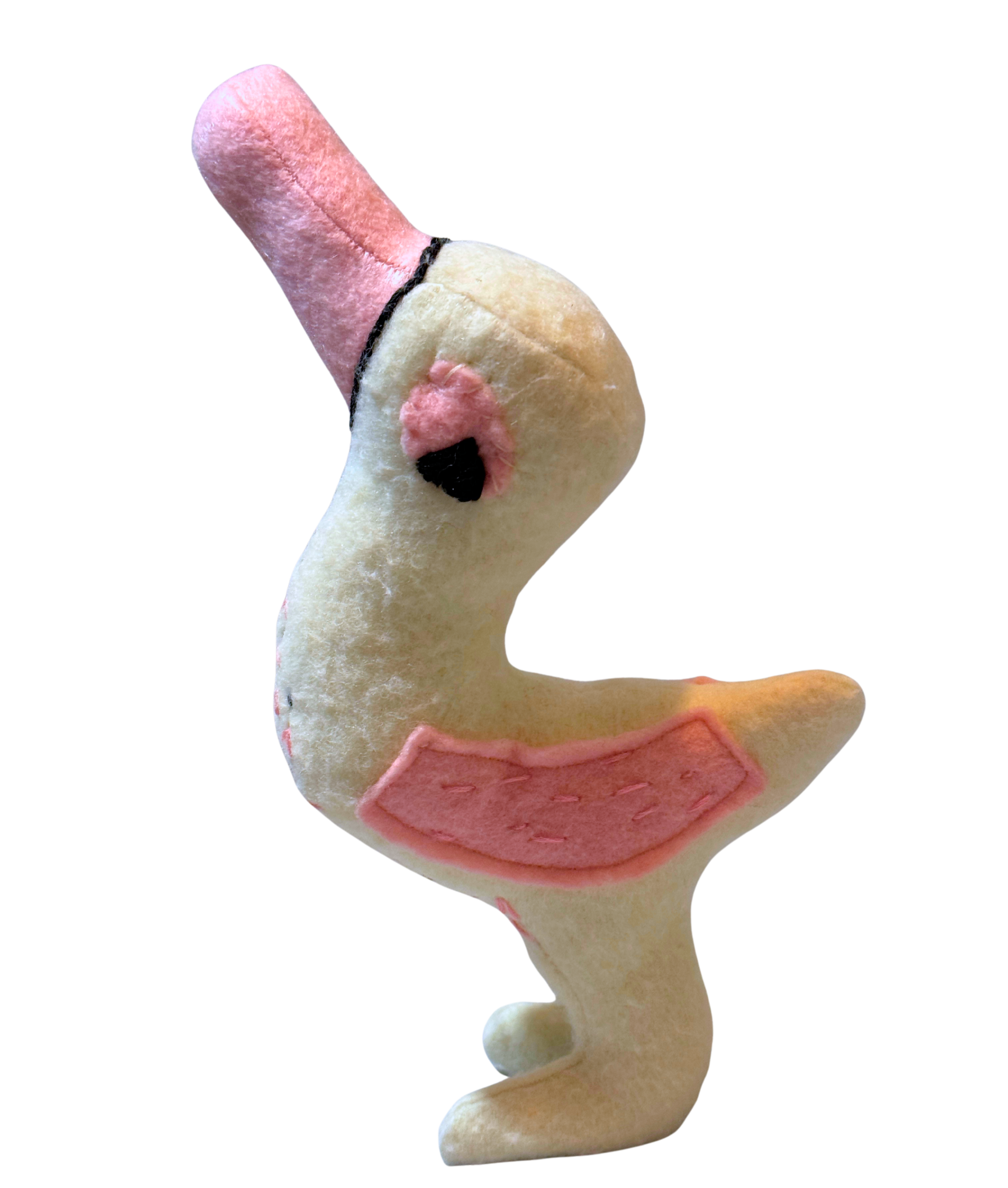 Polly The Proud Duck - Soft Art Sculpture - One of a Kind - Woodland Collection