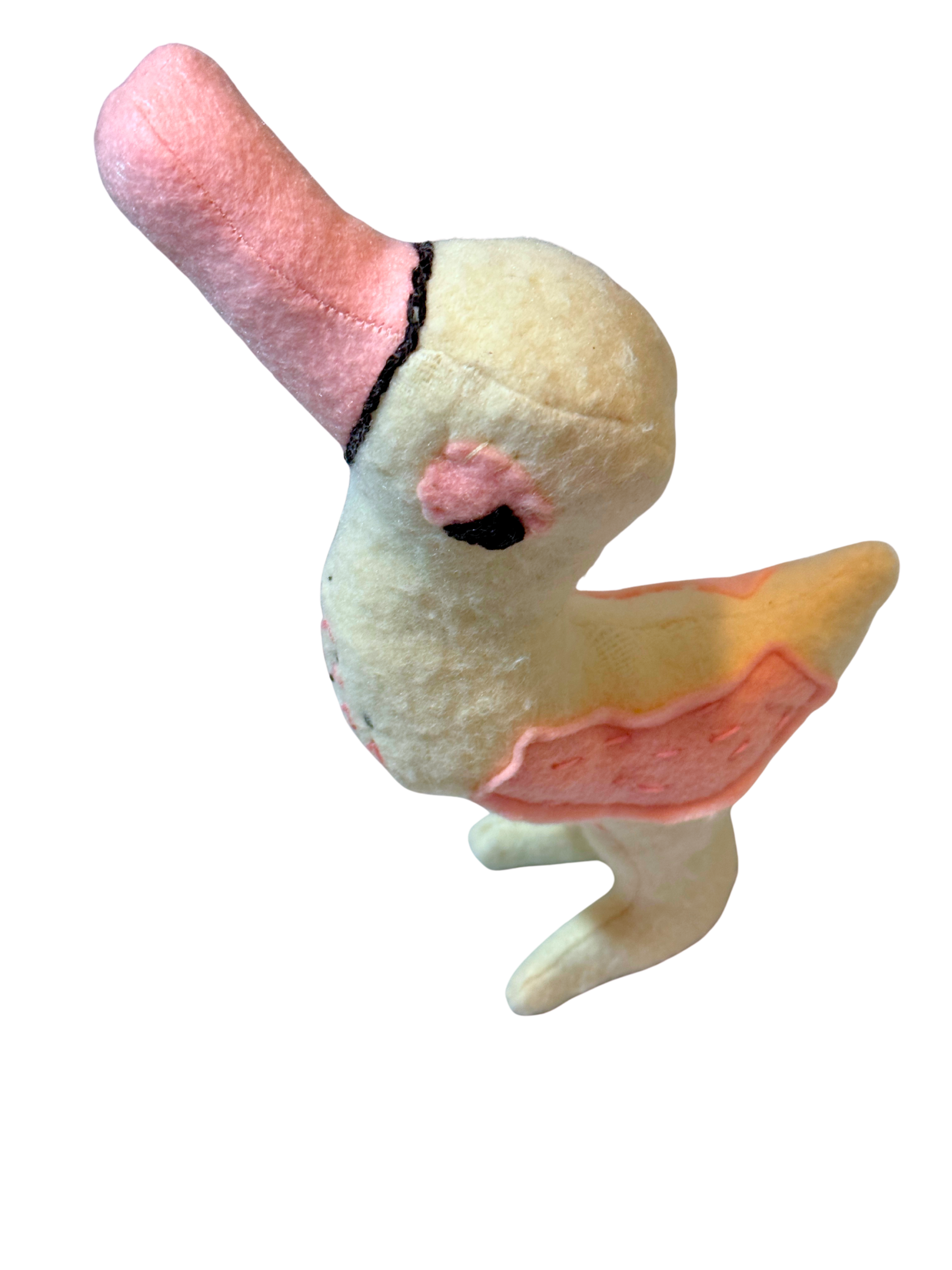 Polly The Proud Duck - Soft Art Sculpture - One of a Kind - Woodland Collection