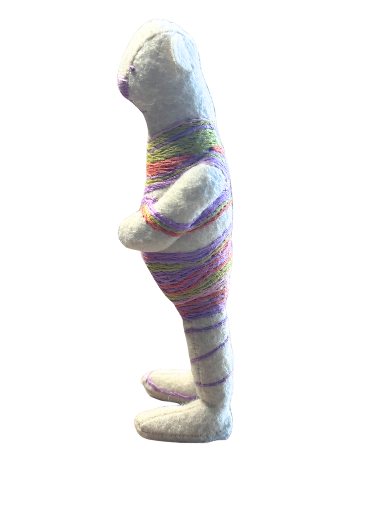 One of a Kind Office Sidekick - Ziggy - Payroll Admin Striped Bear - Workspace Office Flair