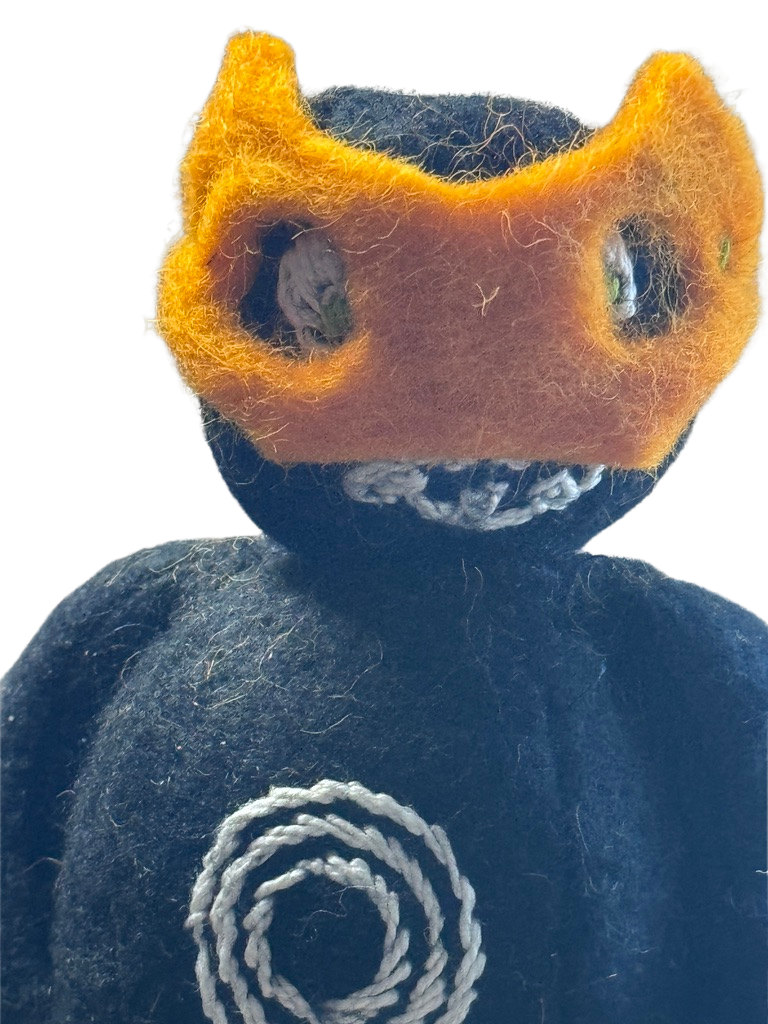 One of a Kind Masked Goblin Office Sidekick - Seasonal Desk Flair