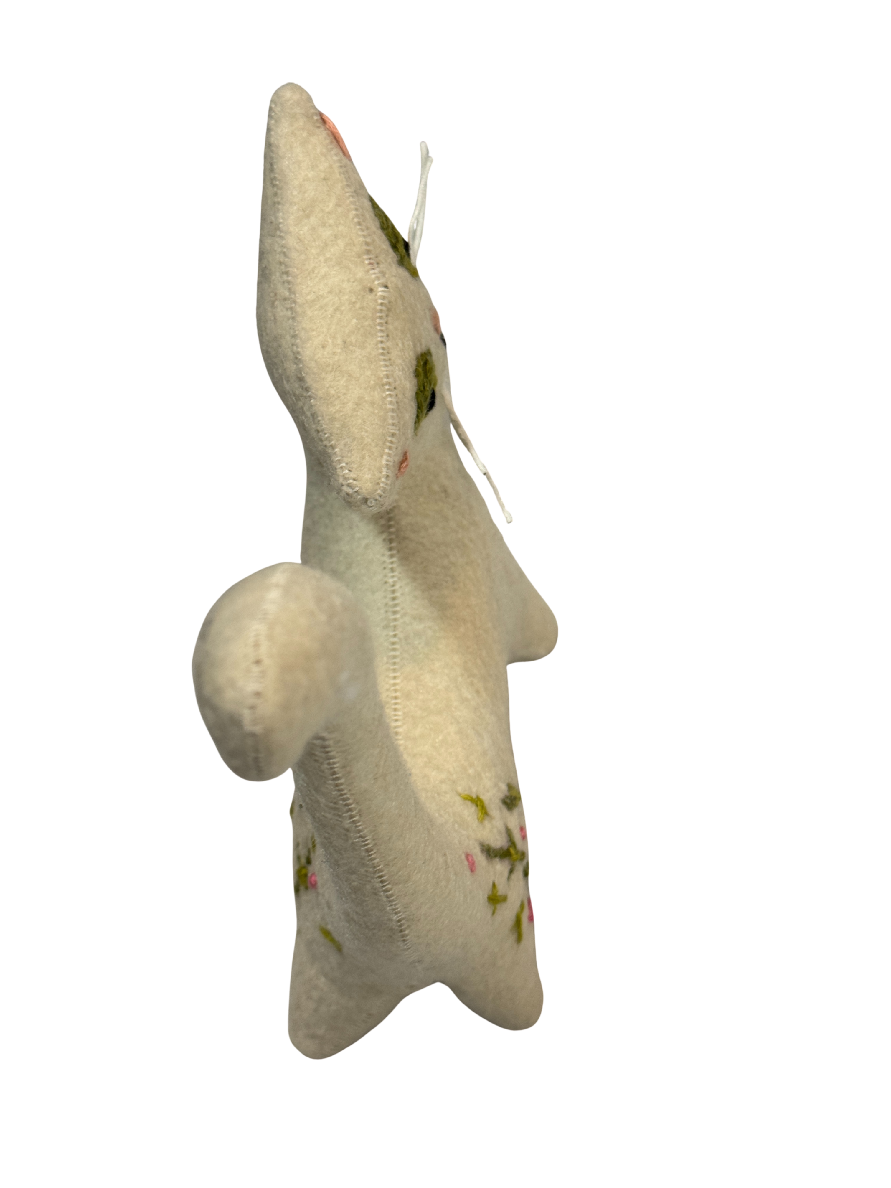 Retro Inspired Creamy and Dreamy Kitty Cat - One of a Kind - Soft Art Plush