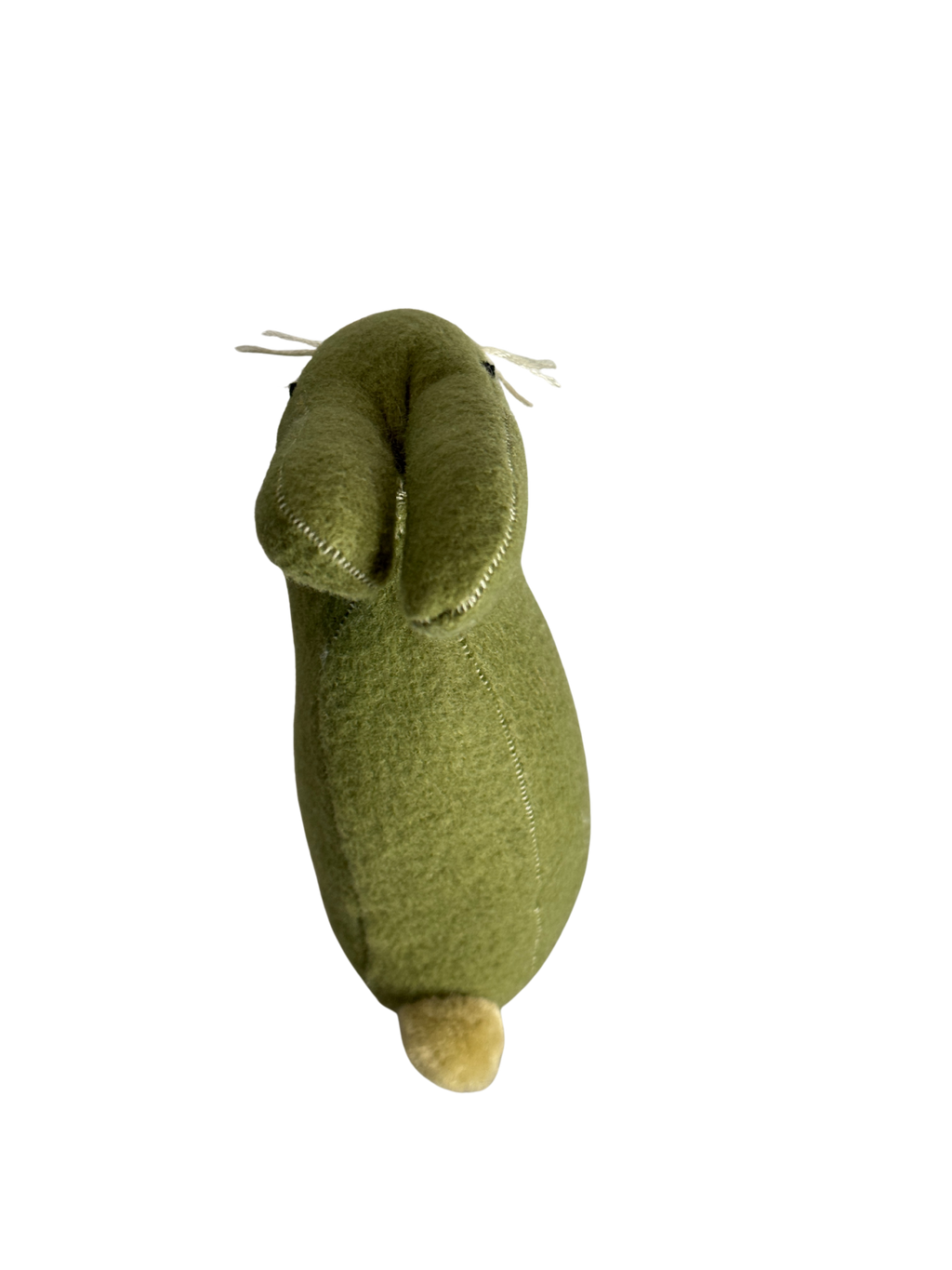 Sage The Green Bunny  - One of a Kind Artisan Felt Creation - Woodland Collection