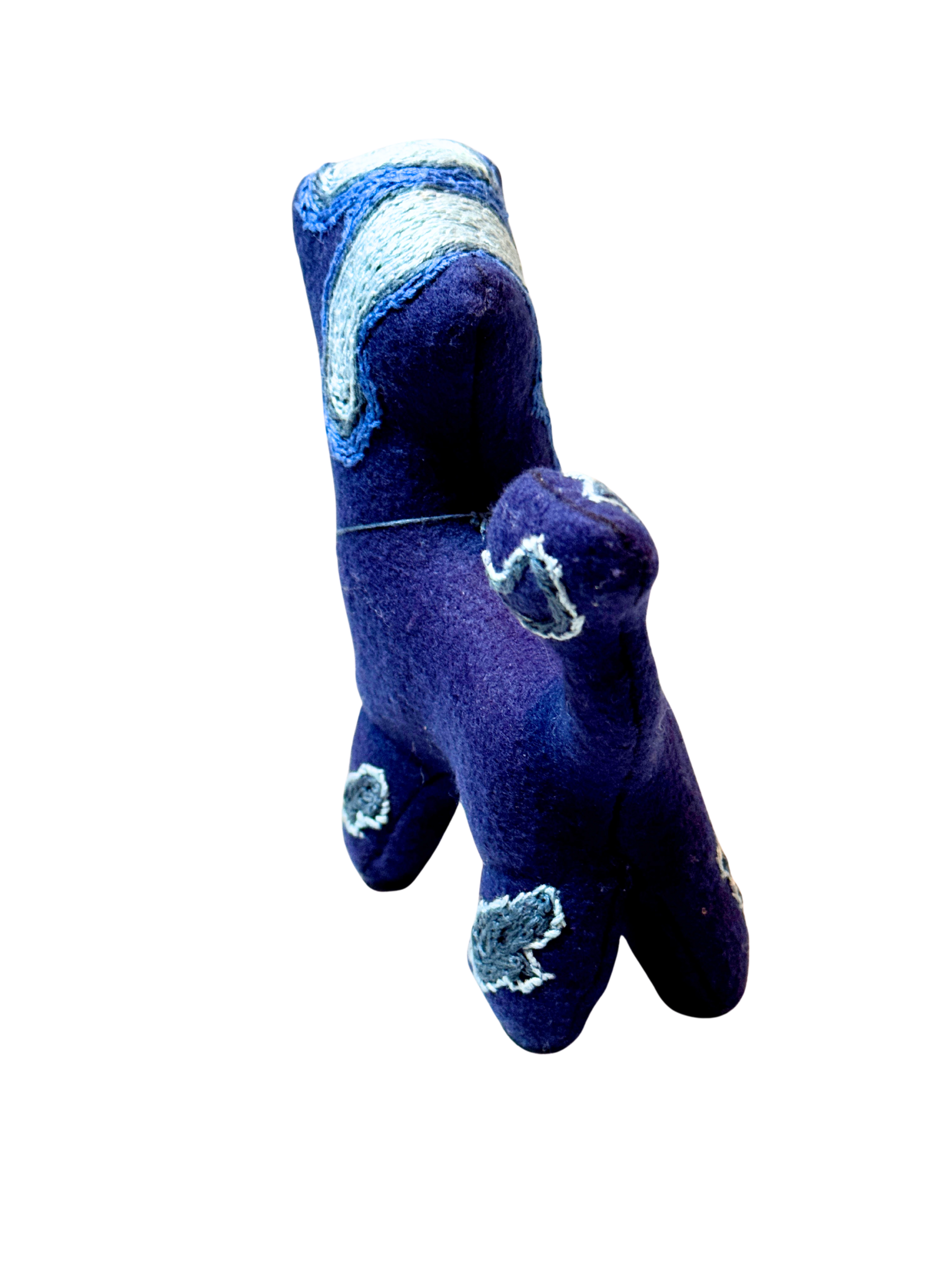 Side Eye Silas, The Dog - One of a Kind Artisan Felt Creation - Companion Collection