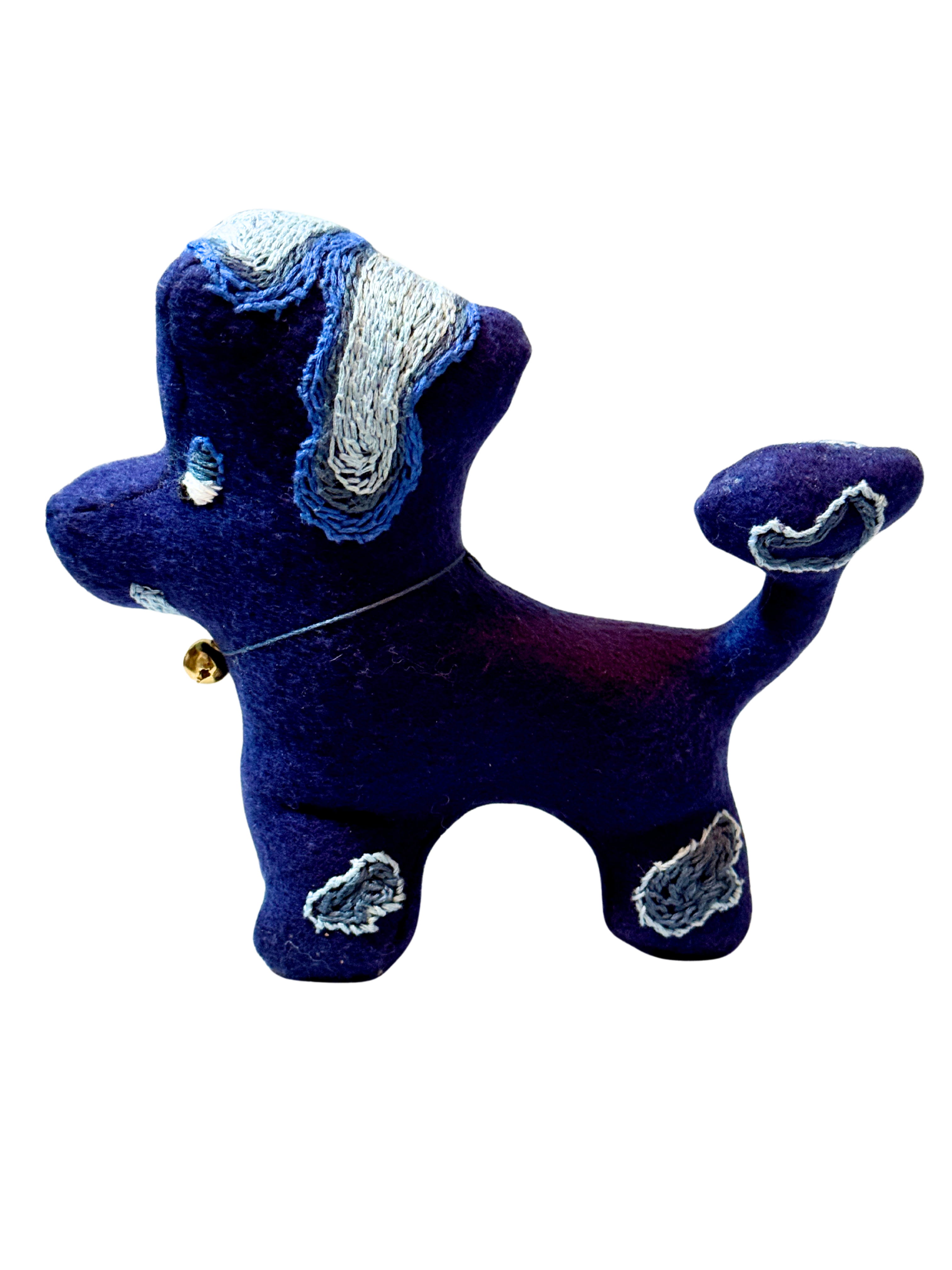 Side Eye Silas, The Dog - One of a Kind Artisan Felt Creation - Companion Collection