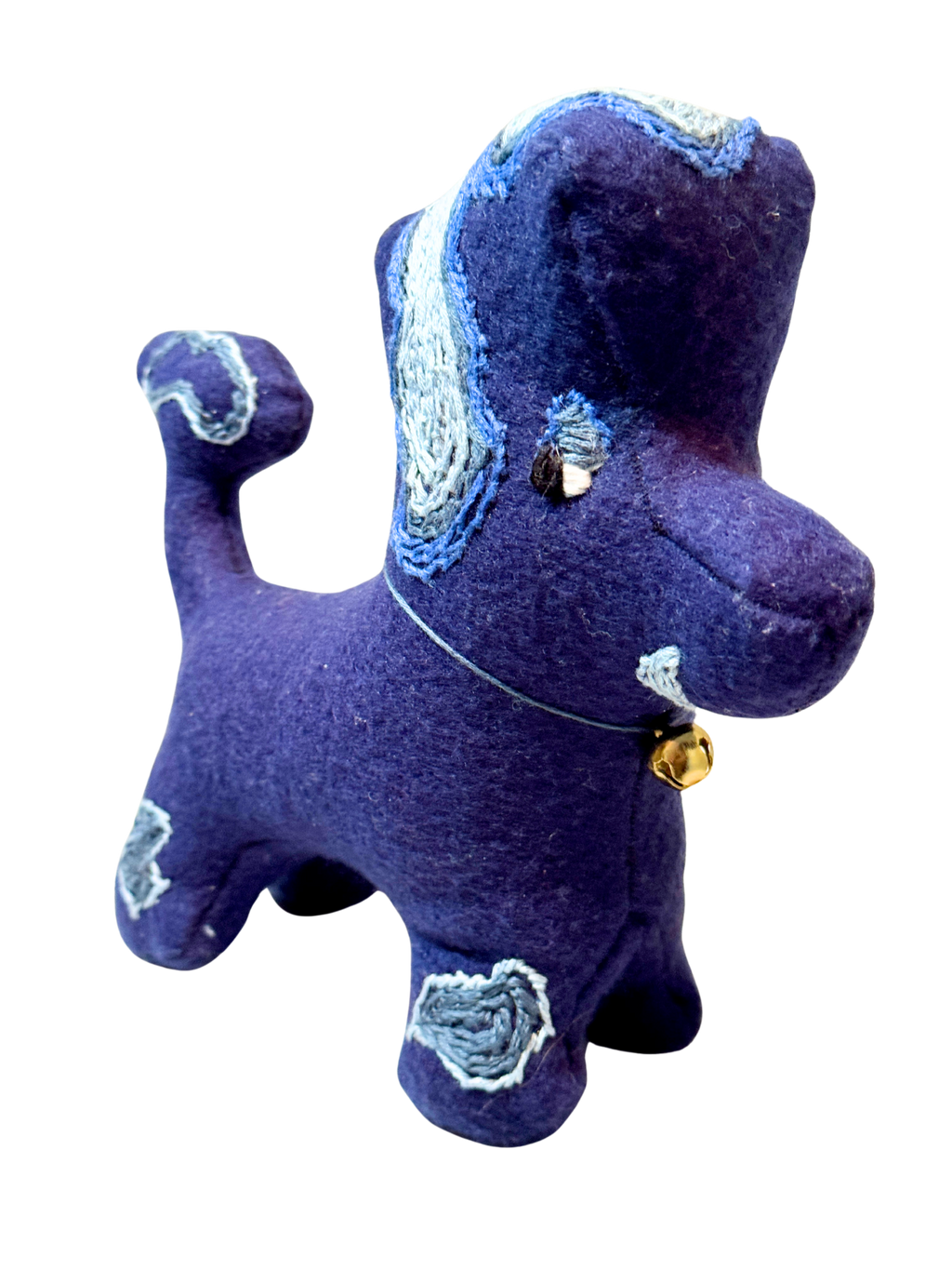 Side Eye Silas, The Dog - One of a Kind Artisan Felt Creation - Companion Collection
