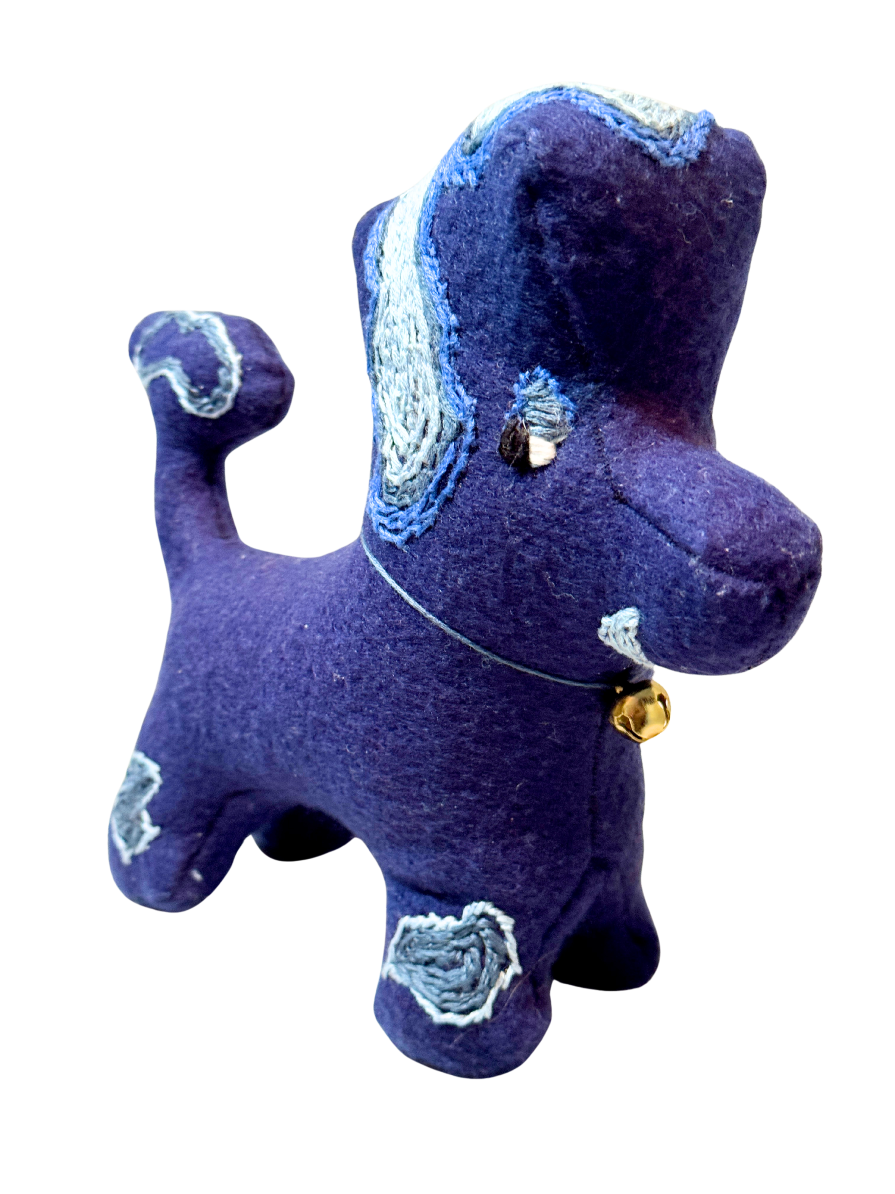 Side Eye Silas, The Dog - One of a Kind Artisan Felt Creation - Companion Collection