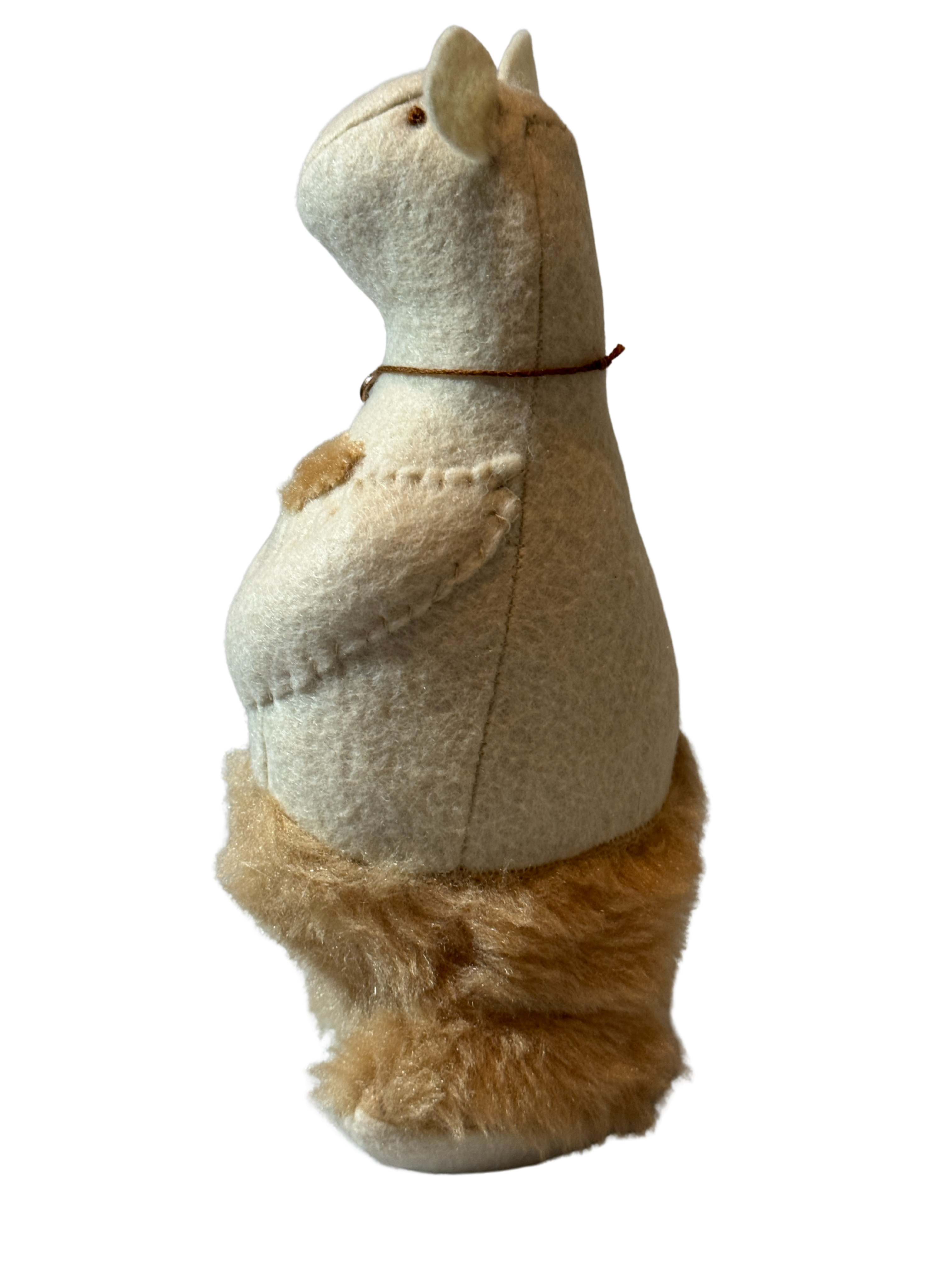 ASPEN - Cozy Loving Bear - One of a Kind Artisan Felt Creation - Woodland Collection